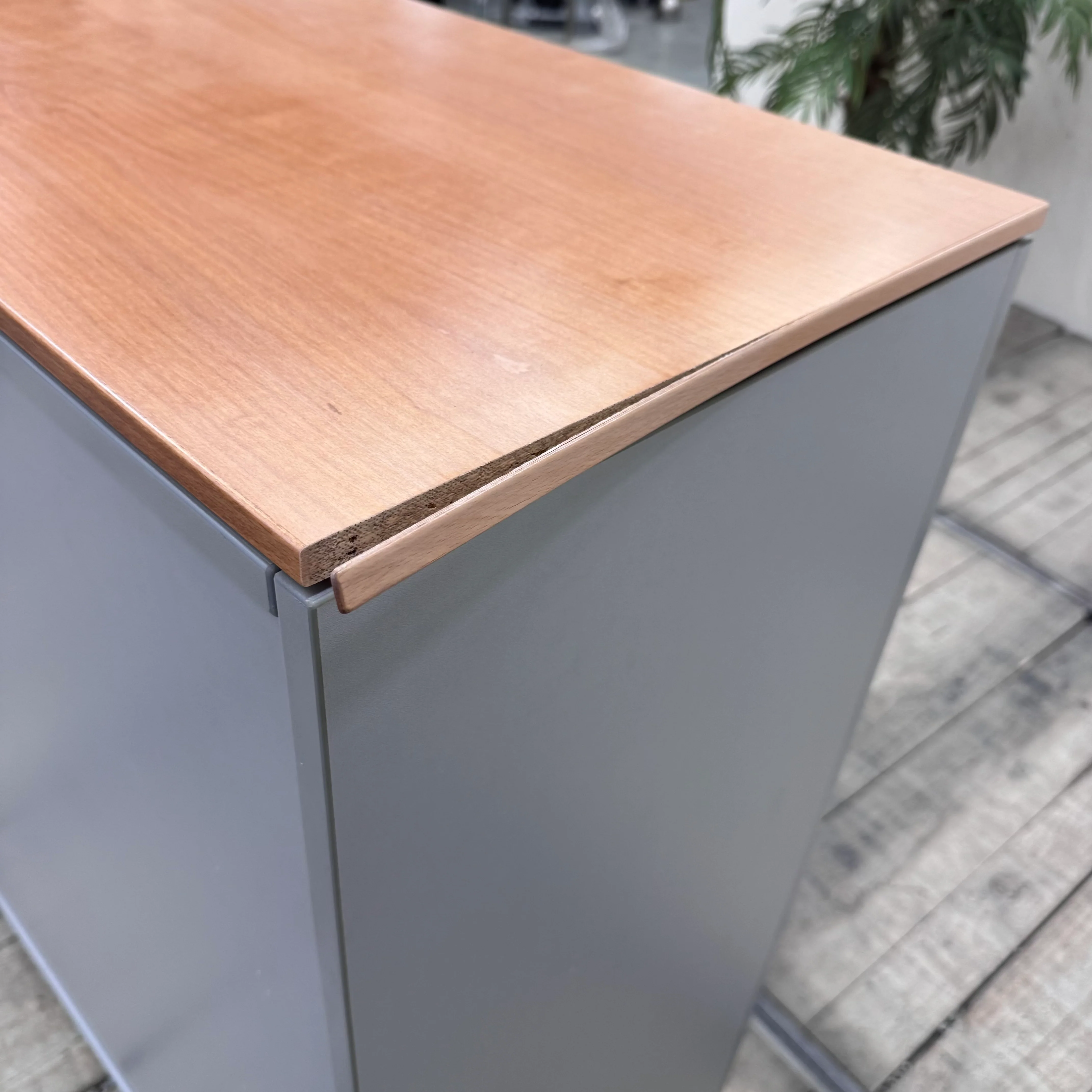 Aktenschrank Highboard mit 2 Schubladen Hängeregister Büro Schrank Gebraucht - Image 11