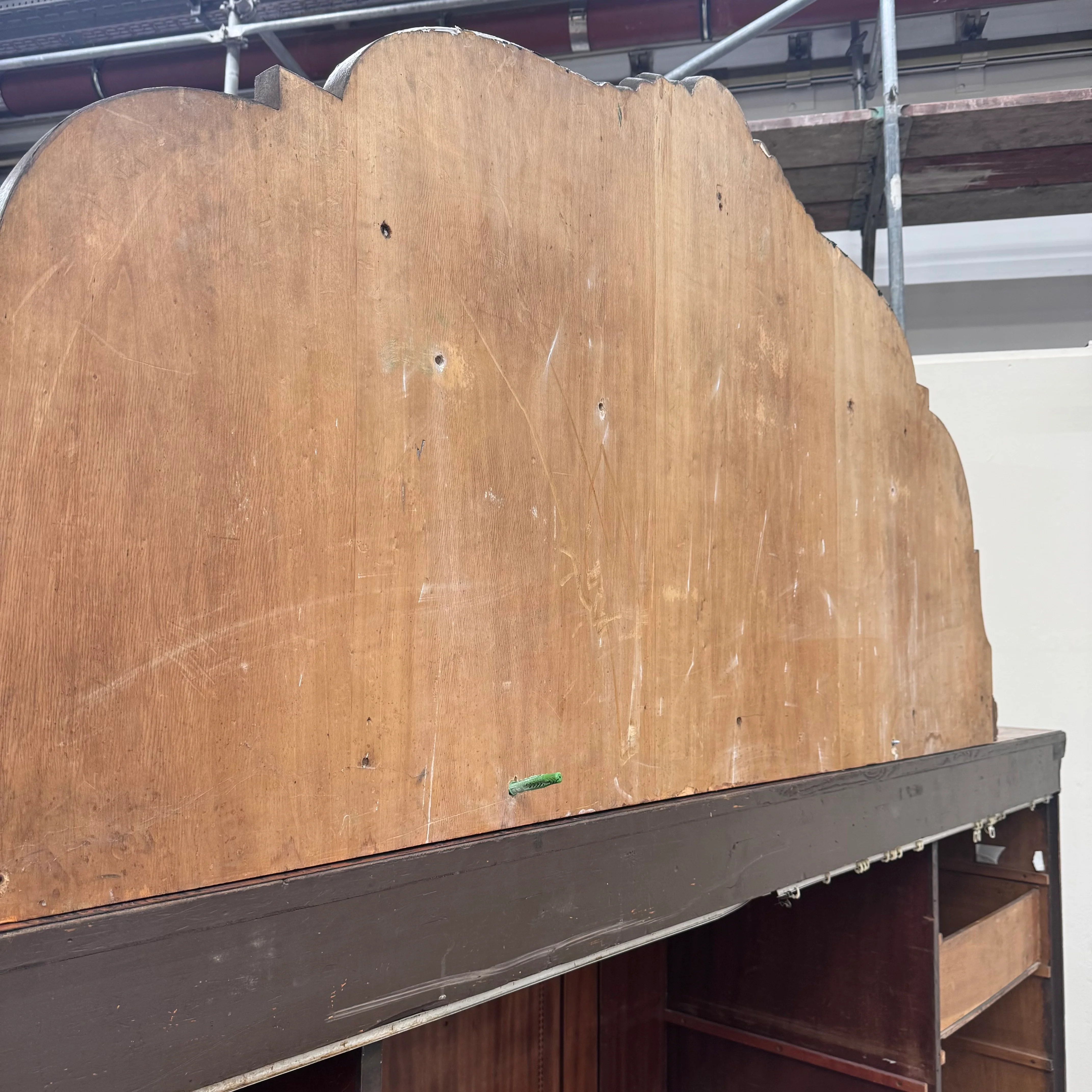 Antikes Buffet Eiche Massiv Historisch Reich verziert Sideboard Gebraucht - Image 14