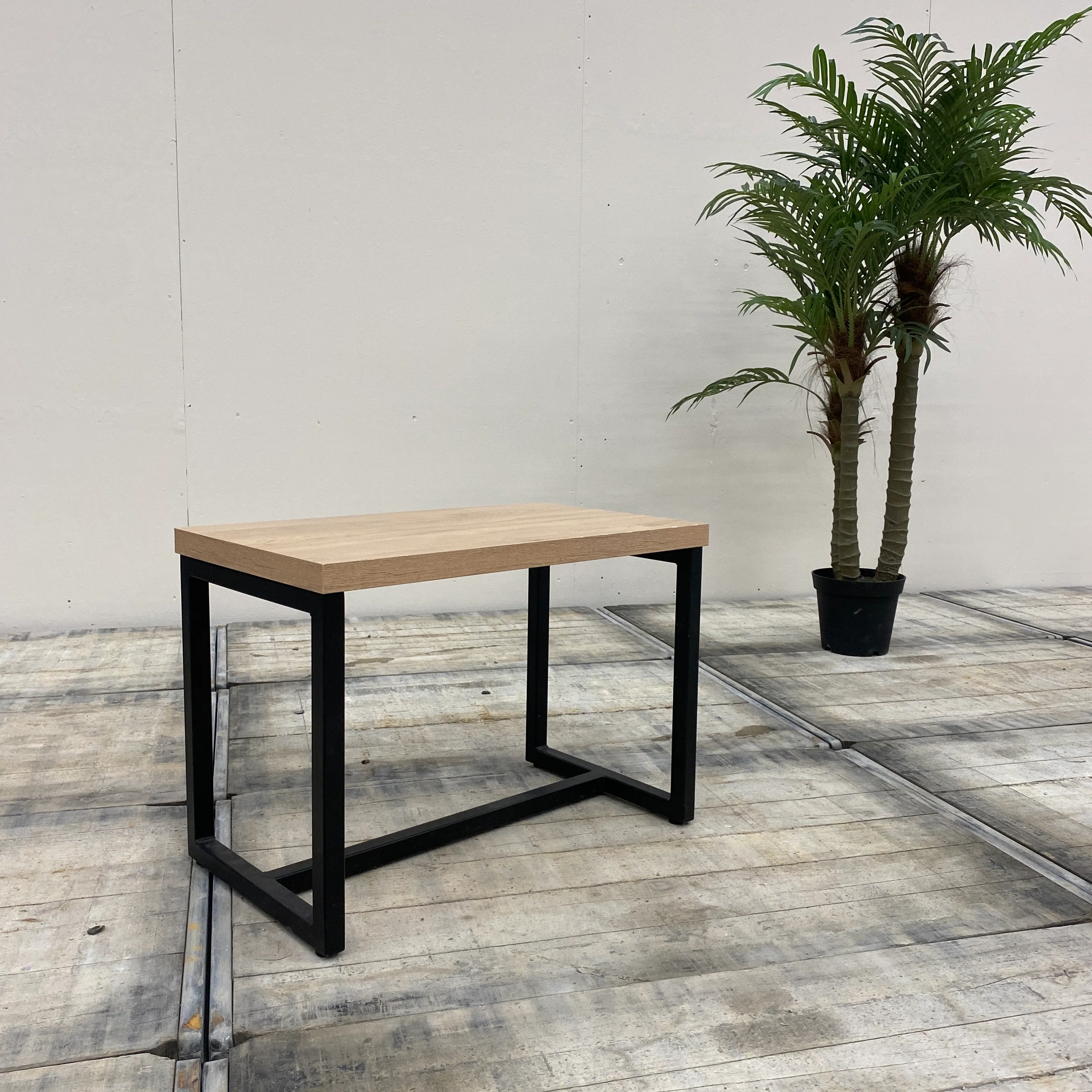 Beistelltisch Furnier Anthrazit Skandi-Stil Tisch gebraucht