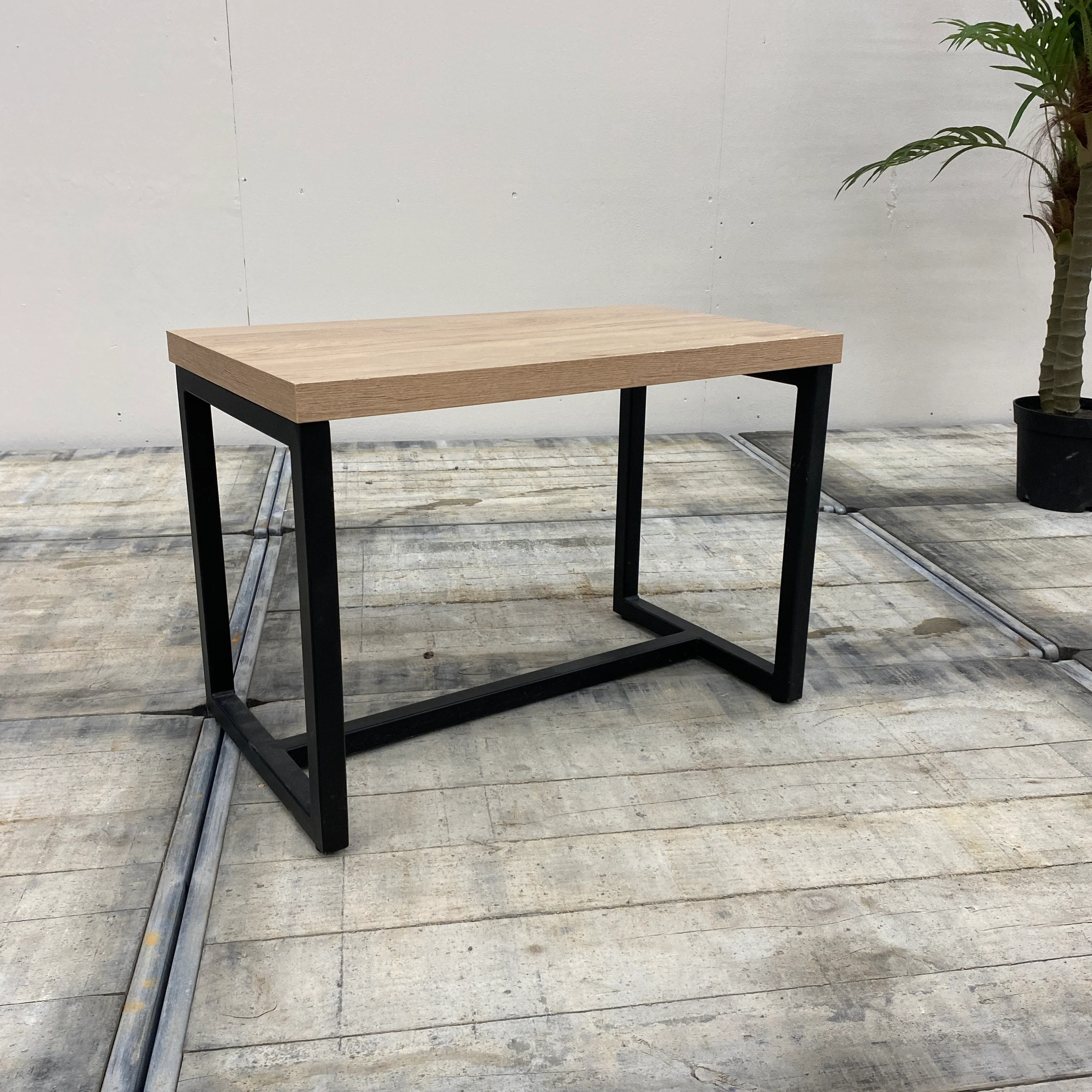Beistelltisch Furnier Anthrazit Skandi-Stil Tisch gebraucht - Image 2