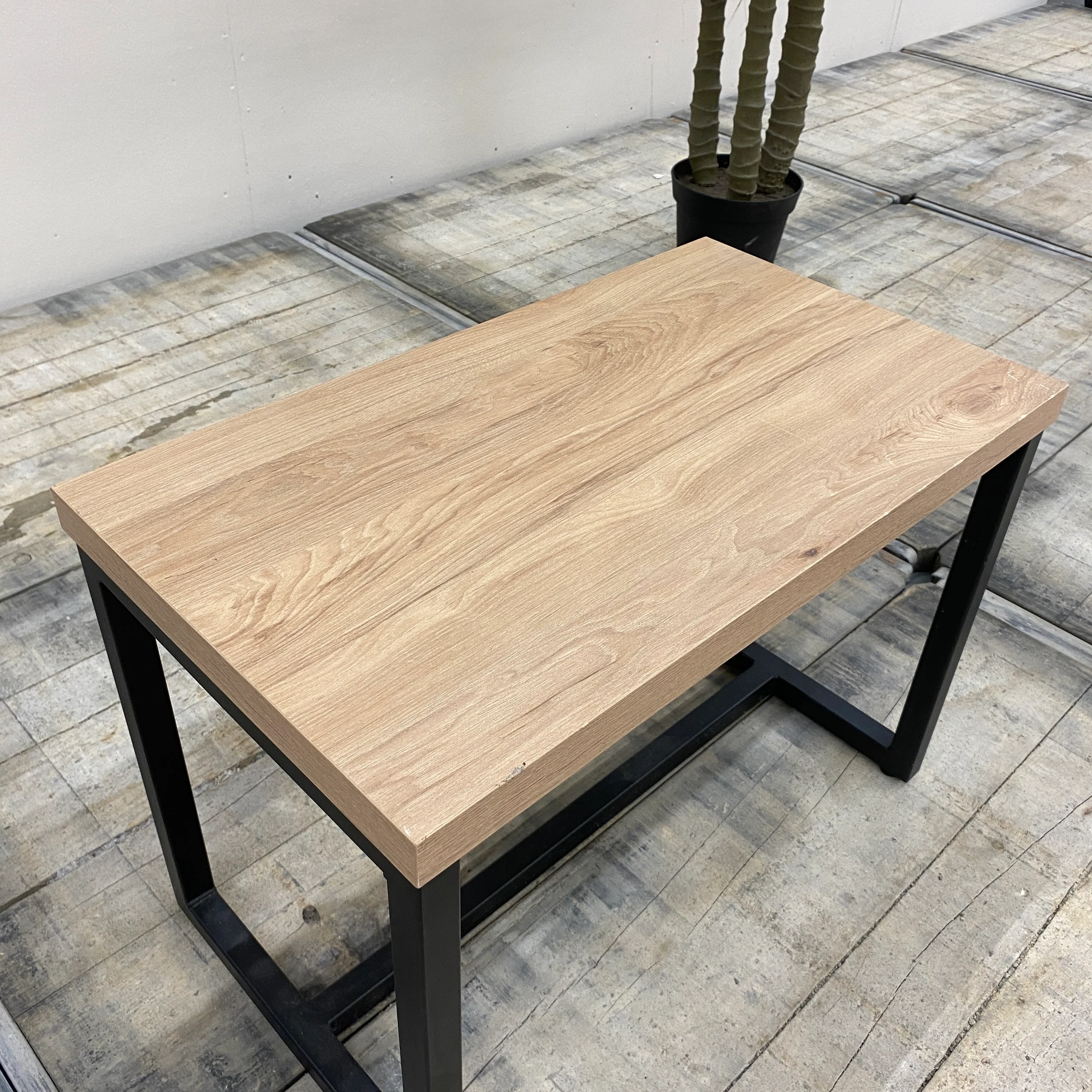 Beistelltisch Furnier Anthrazit Skandi-Stil Tisch gebraucht - Image 6