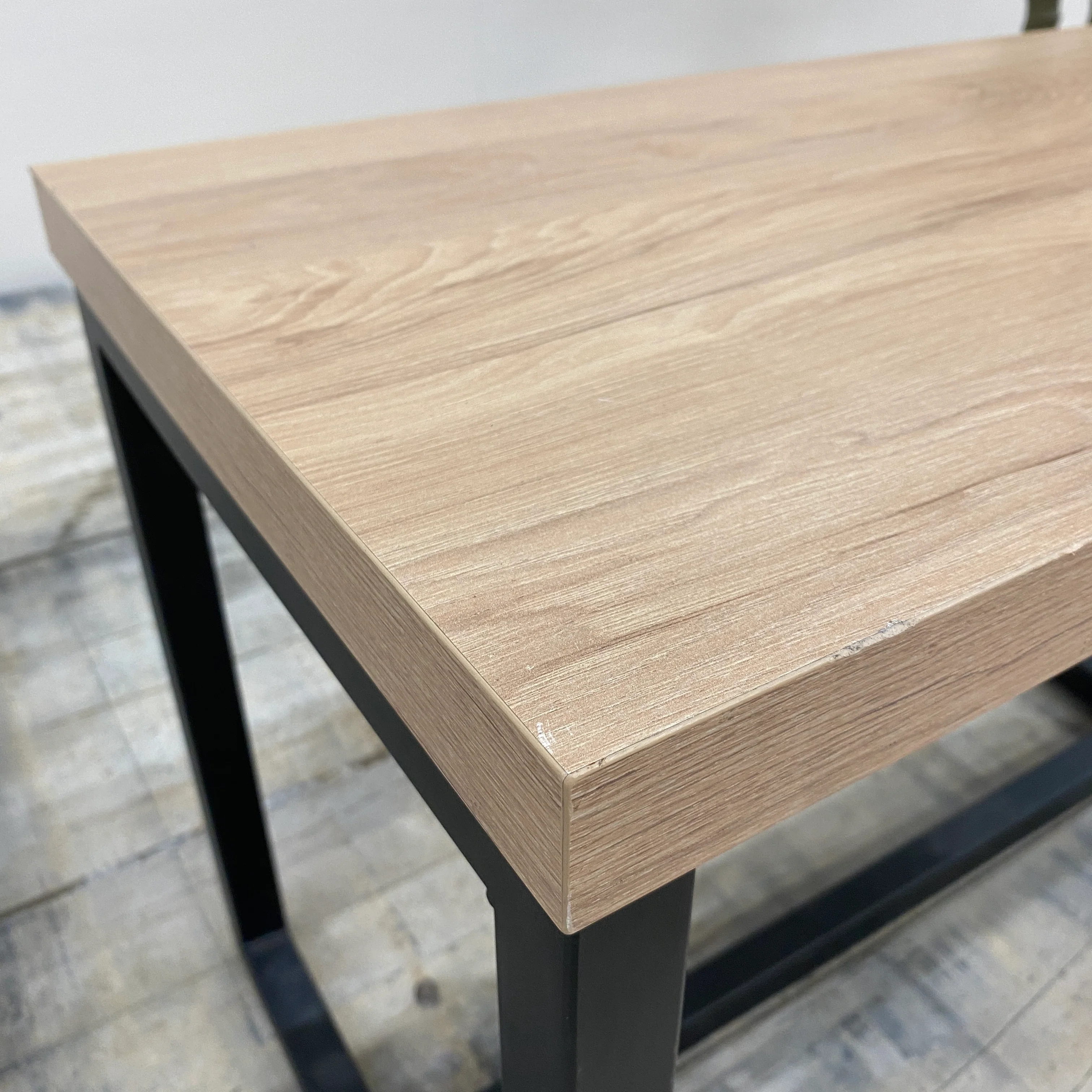 Beistelltisch Furnier Anthrazit Skandi-Stil Tisch gebraucht - Image 7