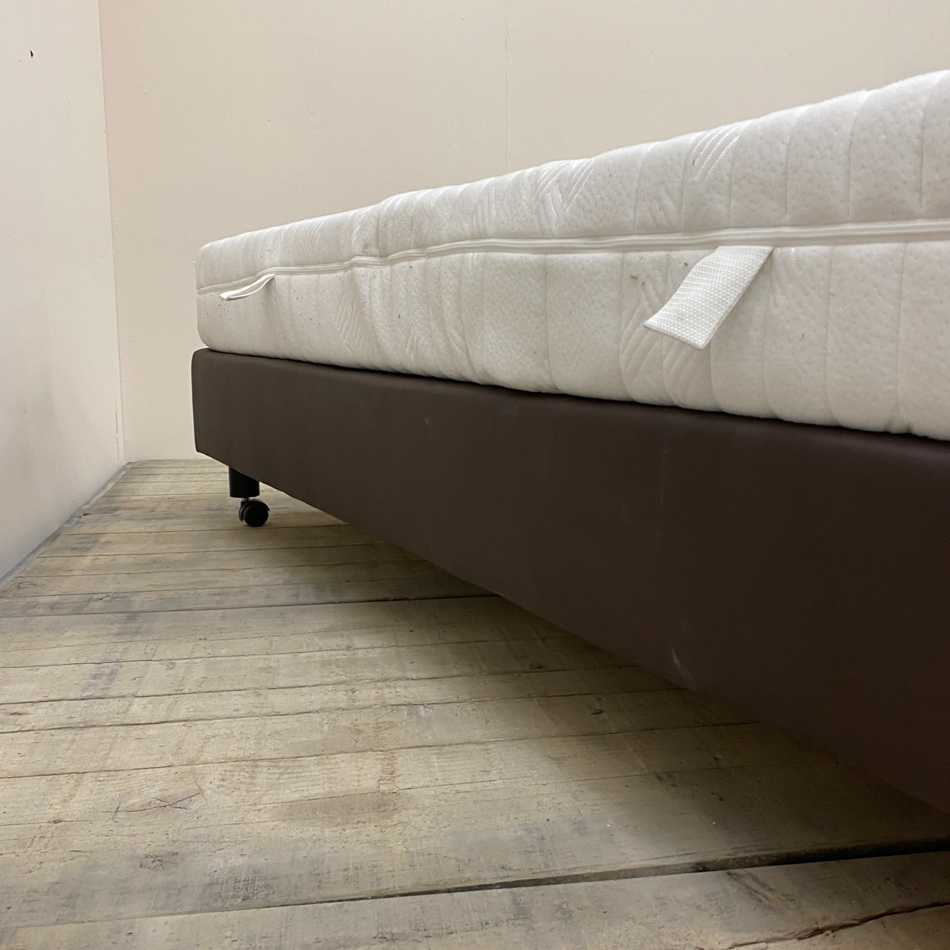 Boxspringbett 160x200 Dunkelbraun Doppelbett Bett Gebraucht - Image 4