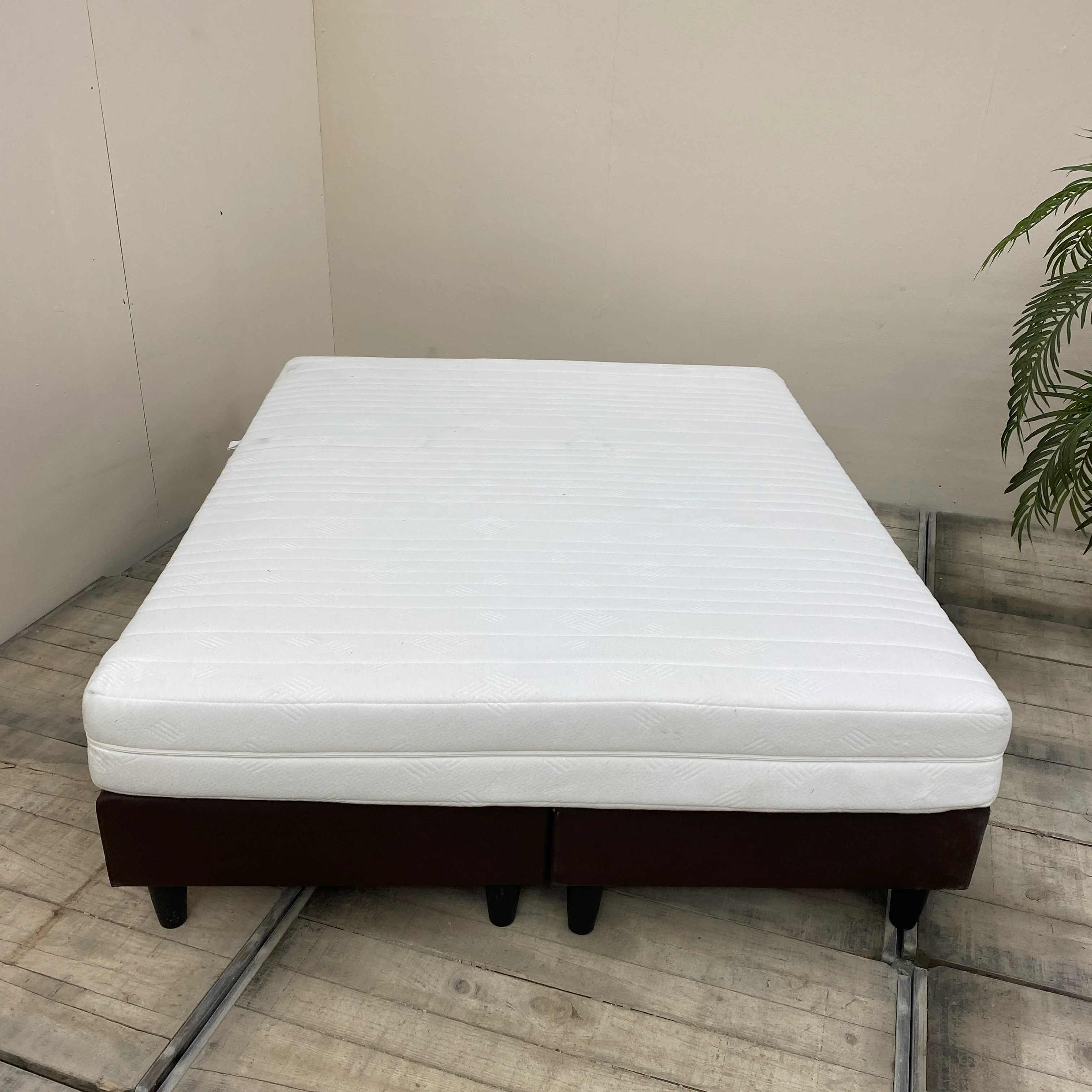 Boxspringbett 160x200 Dunkelbraun Doppelbett Bett Gebraucht - Image 7