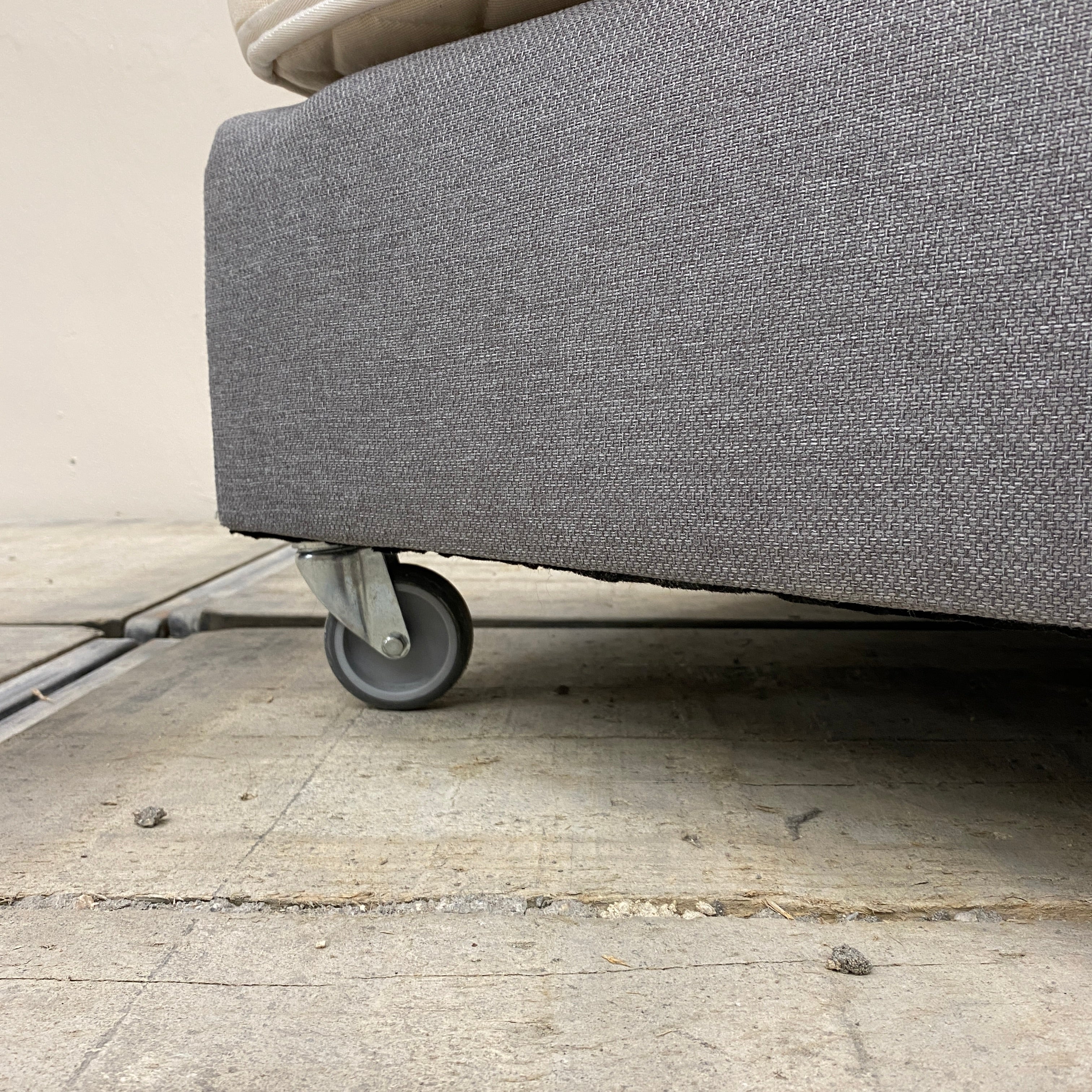 Boxspringbett 90x200 Grau Inkl. Federkern Matratze Bett Gebraucht - Image 11