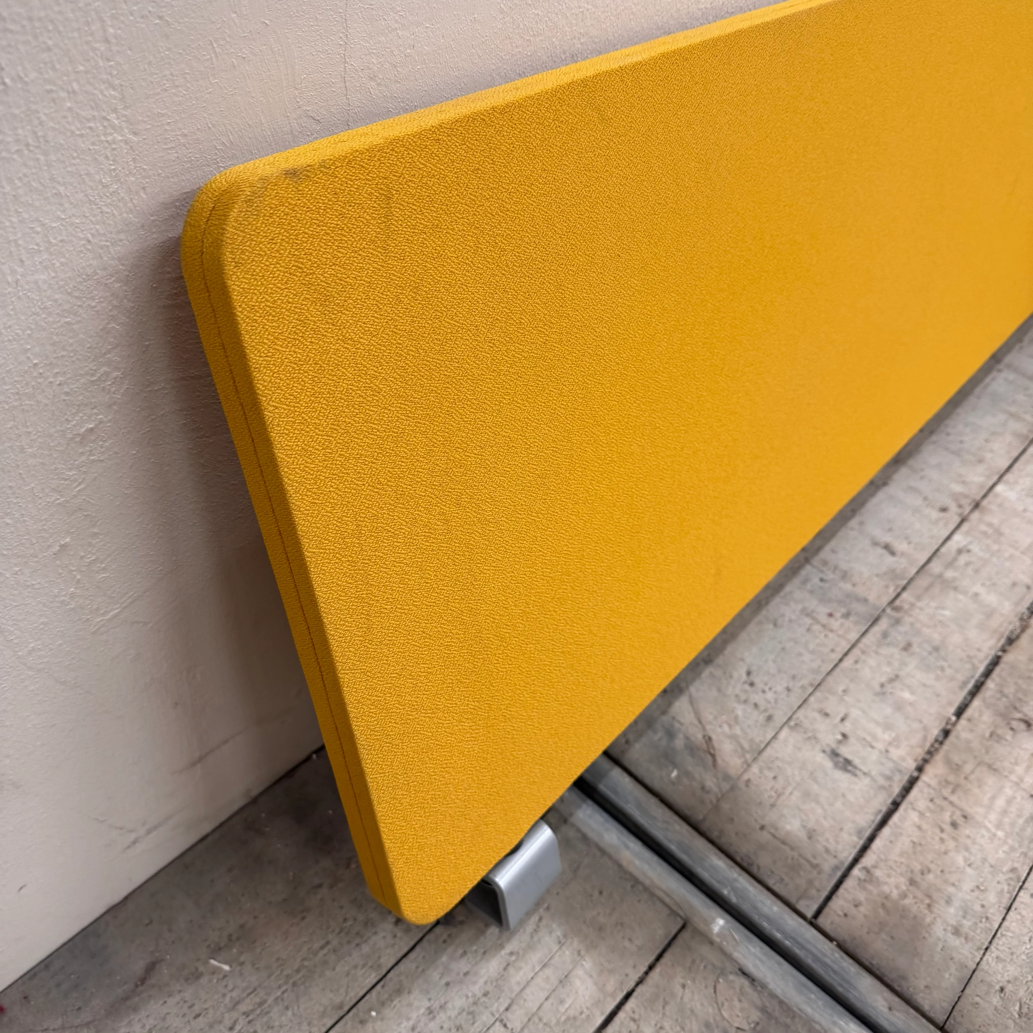 Akustikwand für Schreibtisch Gelb Sichtschutz Trennwand Büro Gebraucht - Image 3