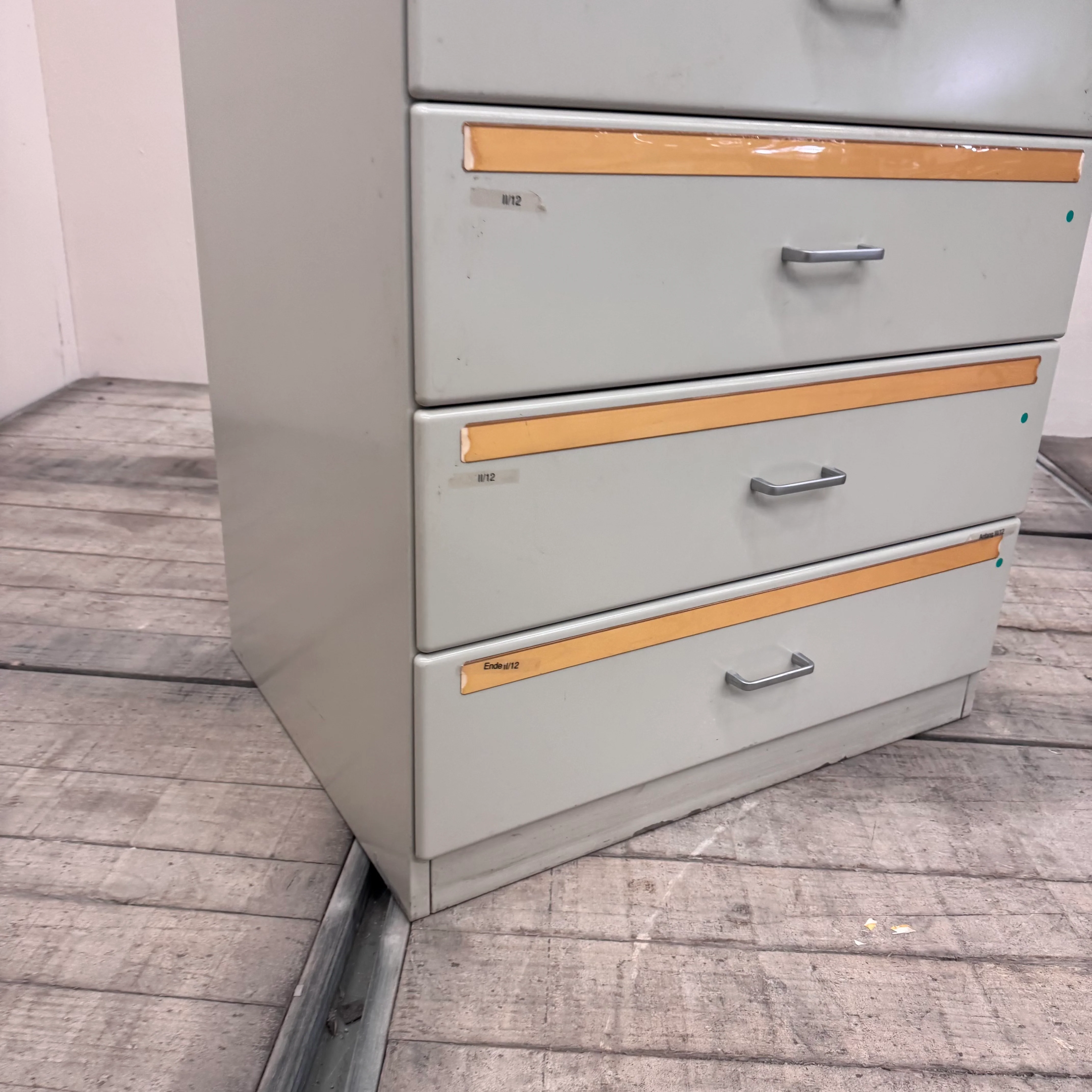 RBB Karteischrank Metallschrank Büro Schrank 6 Schubladen Büroauflösung Gebraucht - Image 3