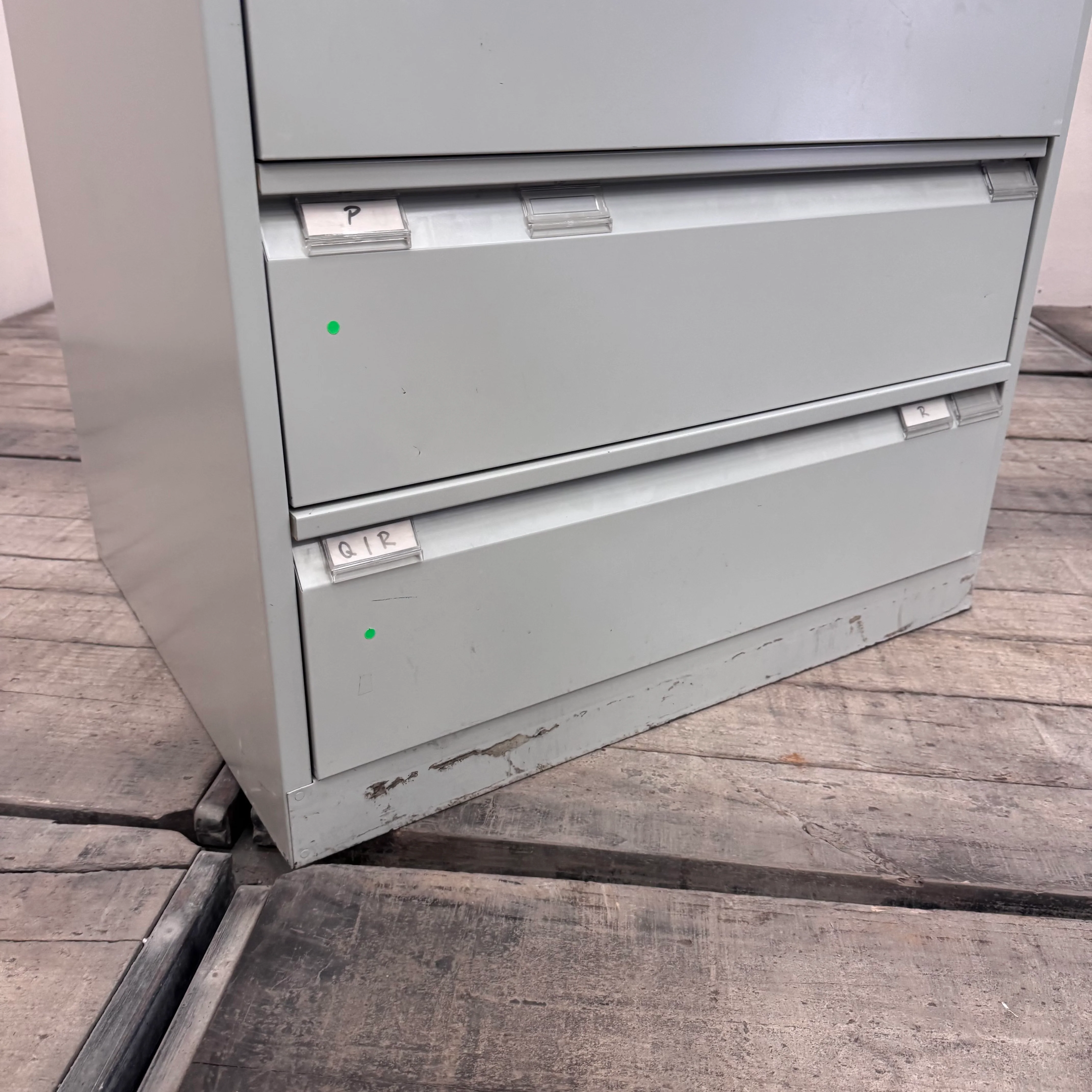 Bisley Karteischrank Silbern Metallschrank Büro Schrank 6 Schubladen Gebraucht - Image 7