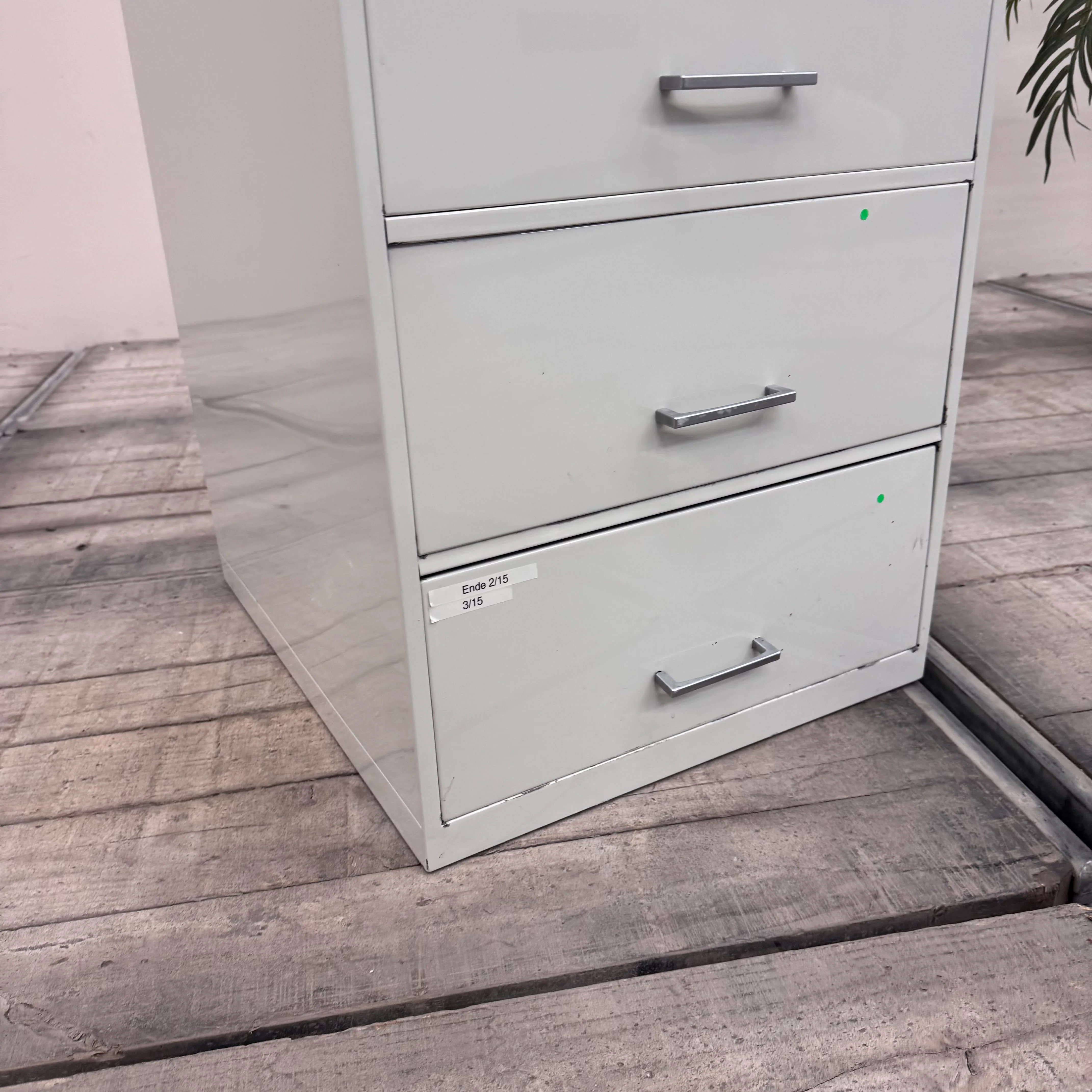 Karteischrank Grau Metall Büro Schrank 6 Schubladen Gebraucht - Image 5