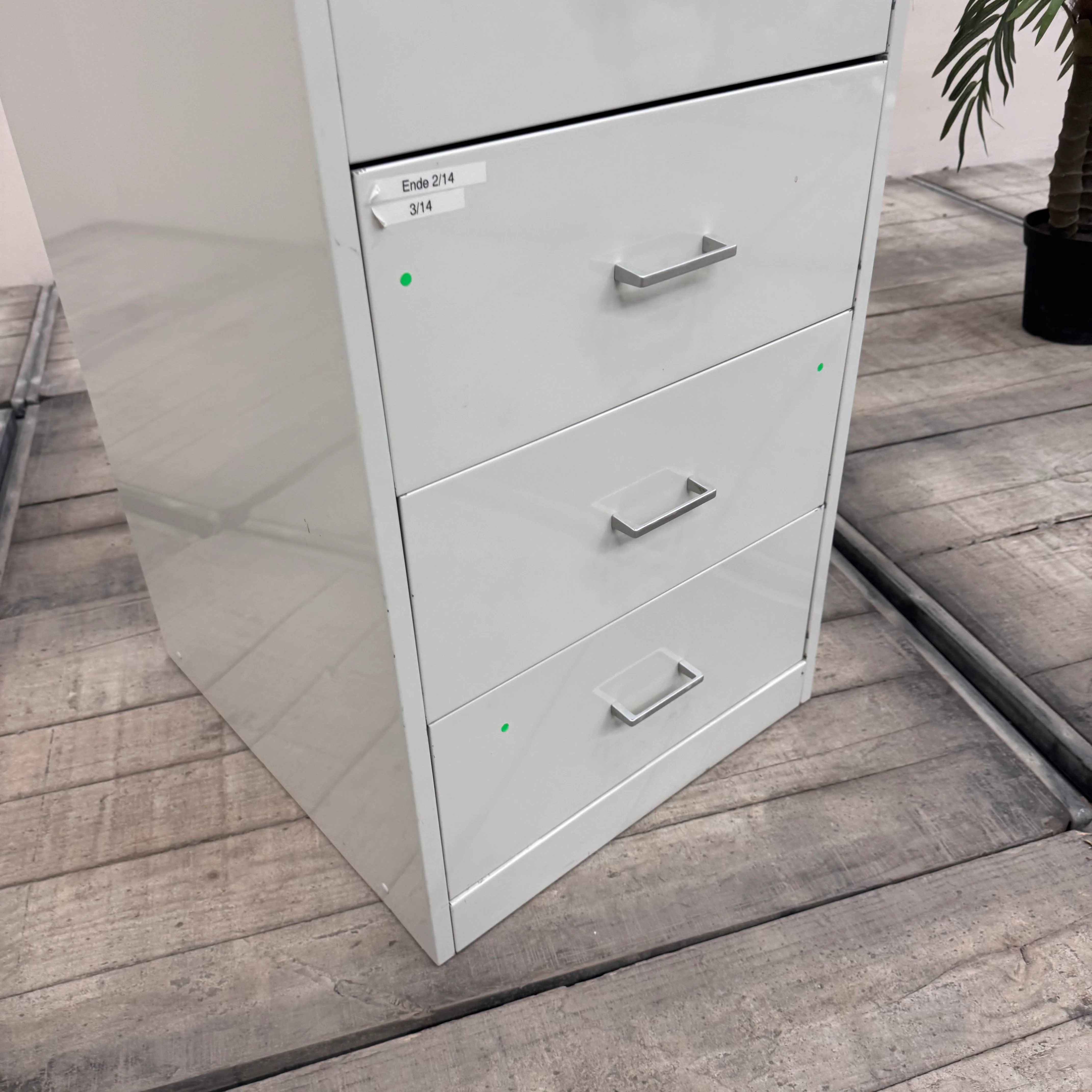 Karteischrank Grau Metall Büro Schrank 6 Schubladen Aktenschrank Gebraucht - Image 3