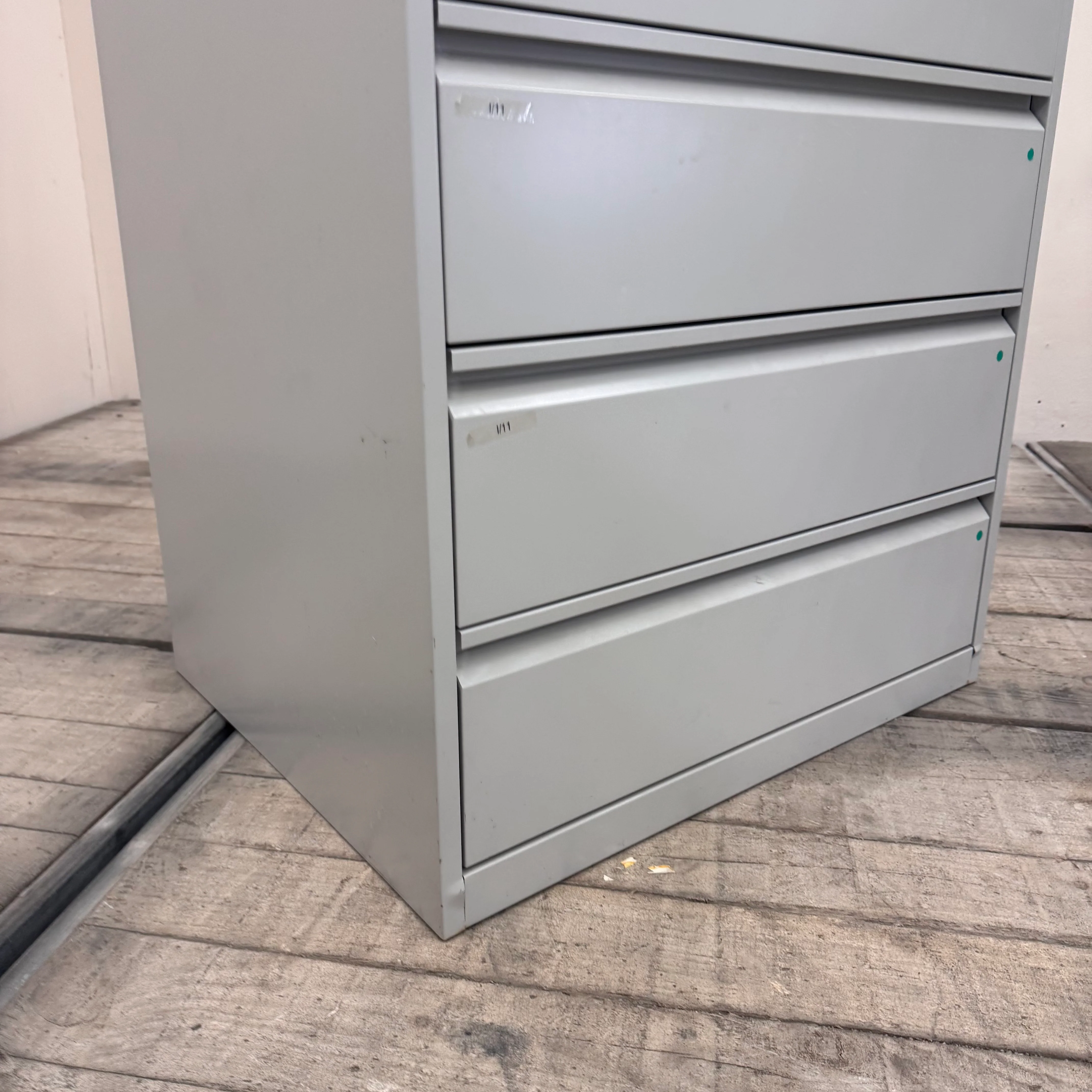 Karteischrank Grau Metall Aktenschrank 6 Schubladen Büro Schrank Gebraucht - Image 9