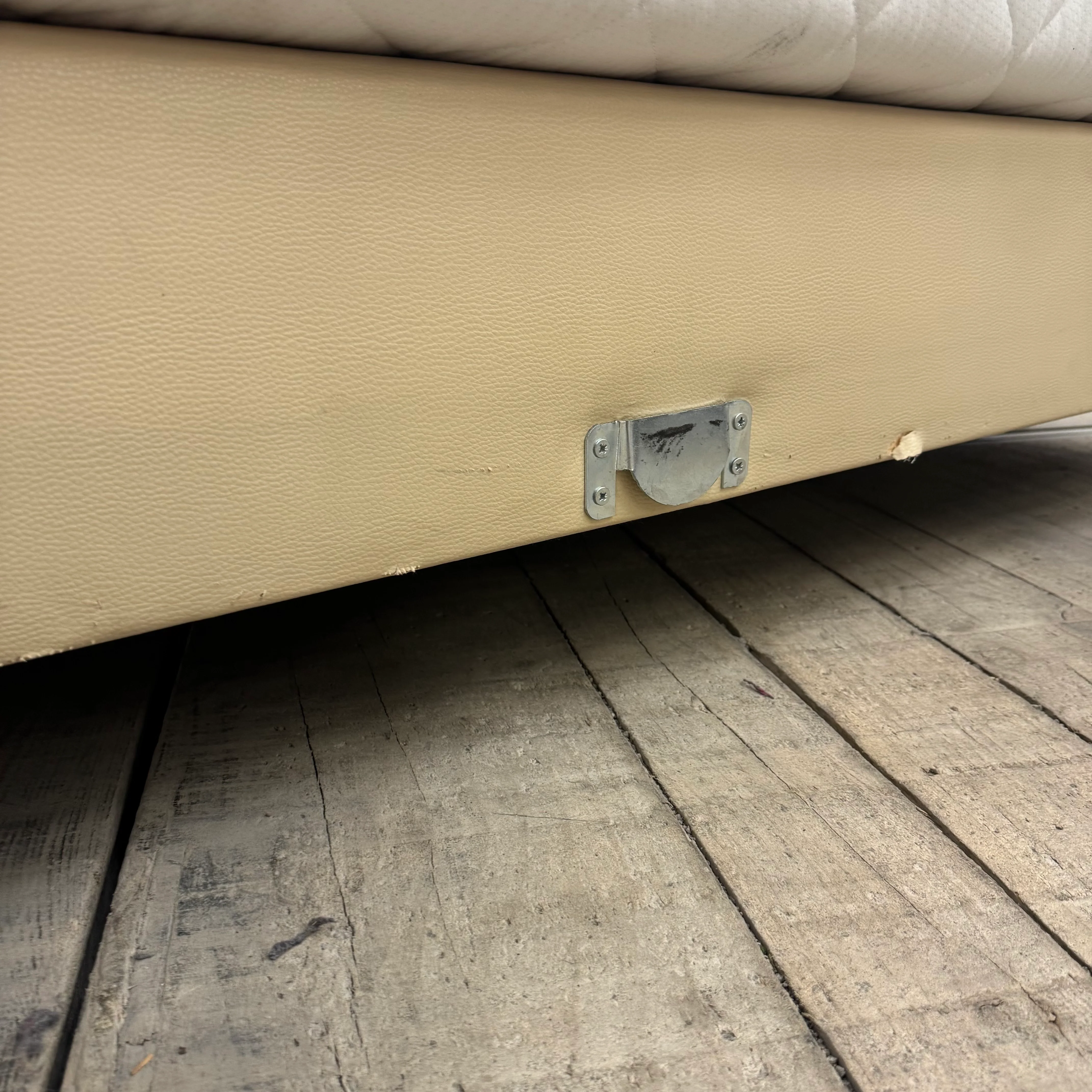 Boxspringbett creme 90x200 mit Matratze Bett Gebraucht Hotelbett - Image 8