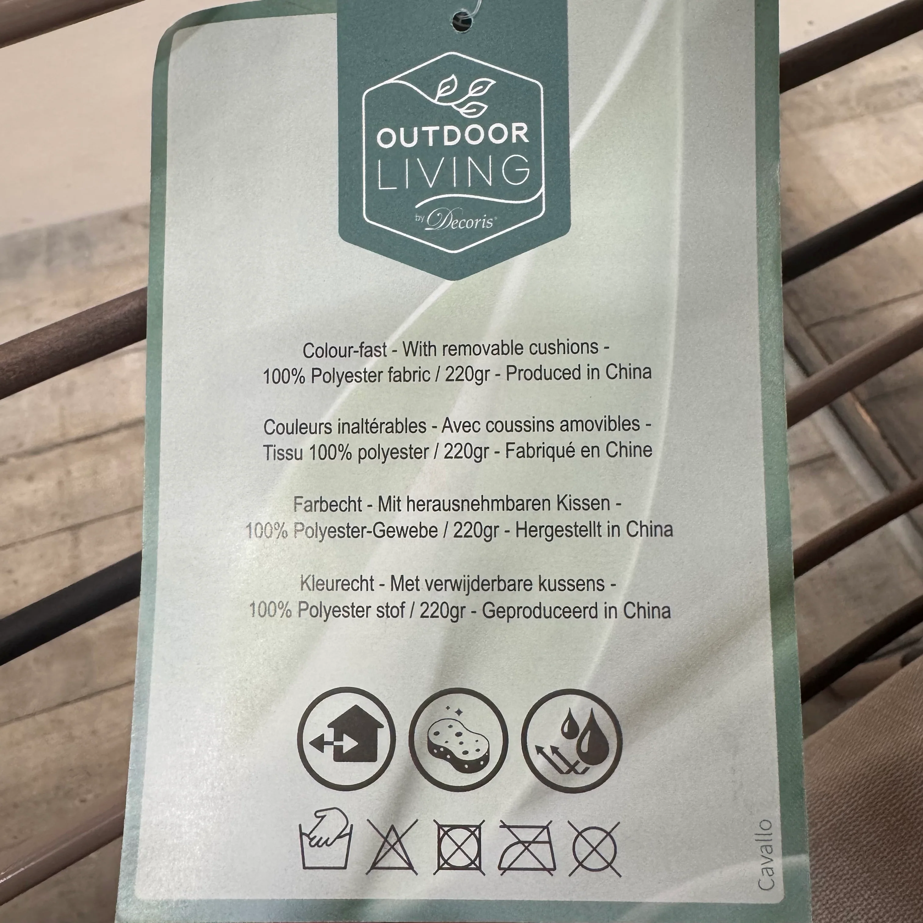 Outdoor Sofa Grau Rattan 2 Sitzer Gartensofa Couch - Image 6