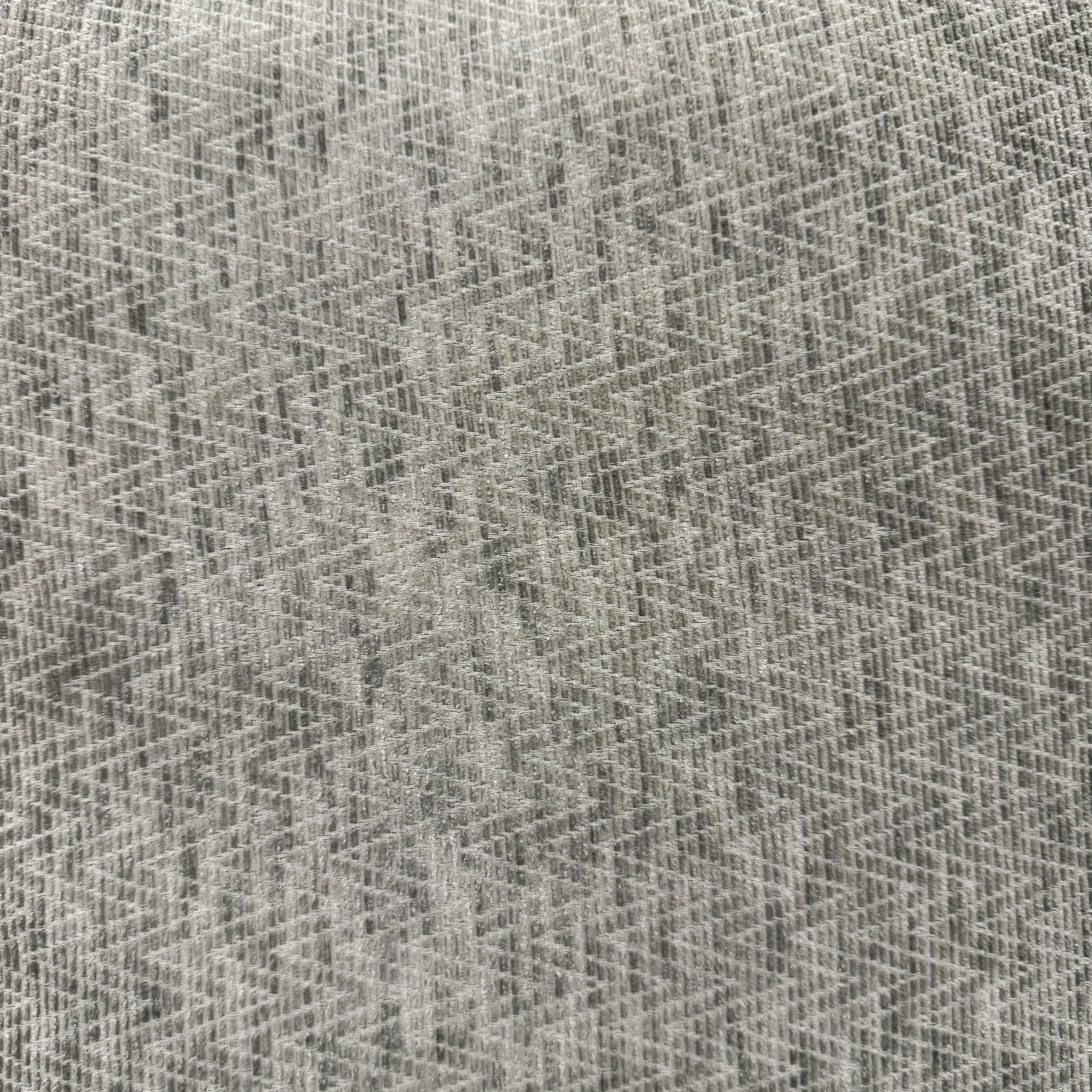 H&S Collection Chevron Kissen Grau 45x45 Neuware Dekokissen - Image 3