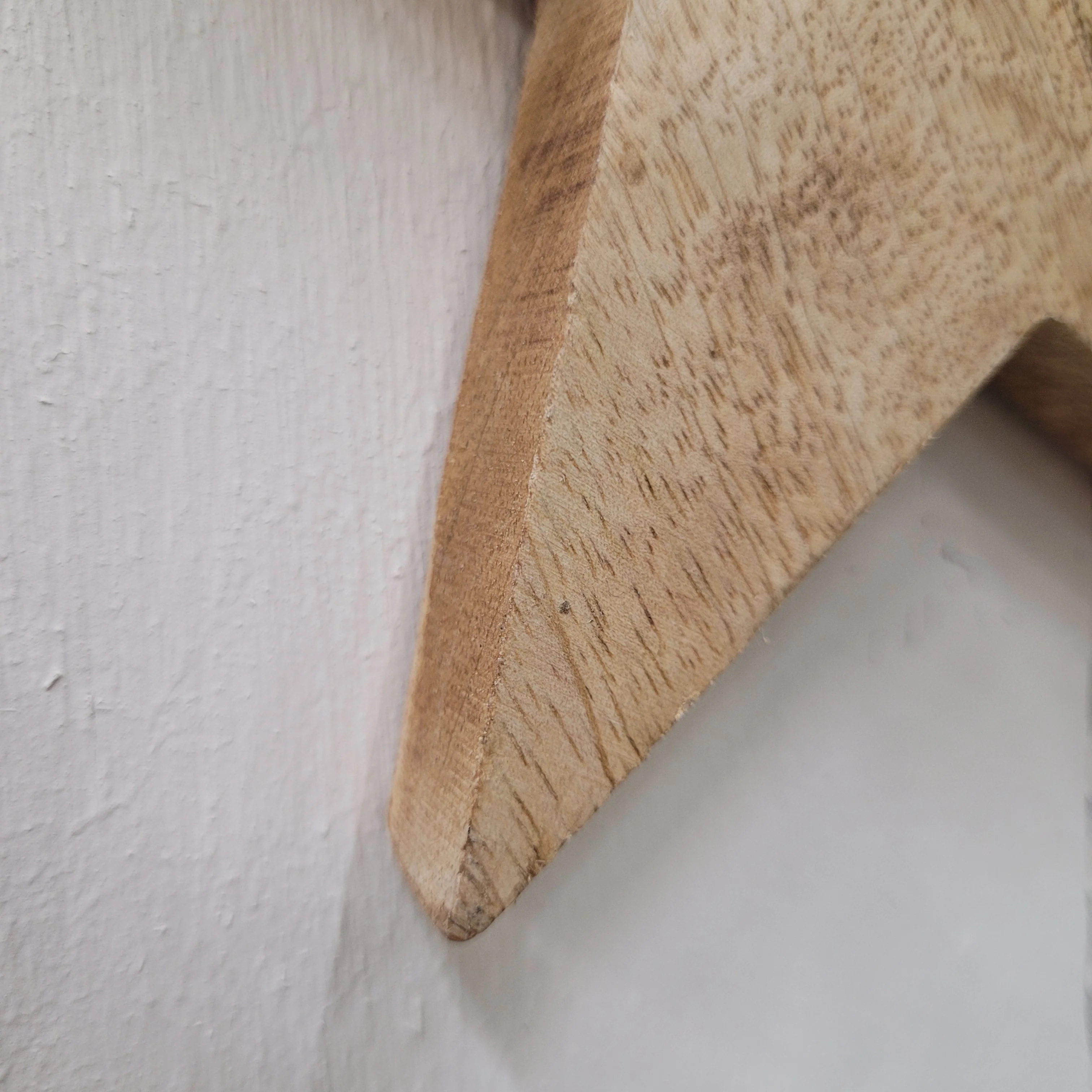 Deko Stern Holzstern Mangoholz Hänger Wanddeko Weihnachten Rustikal Neu - Image 4