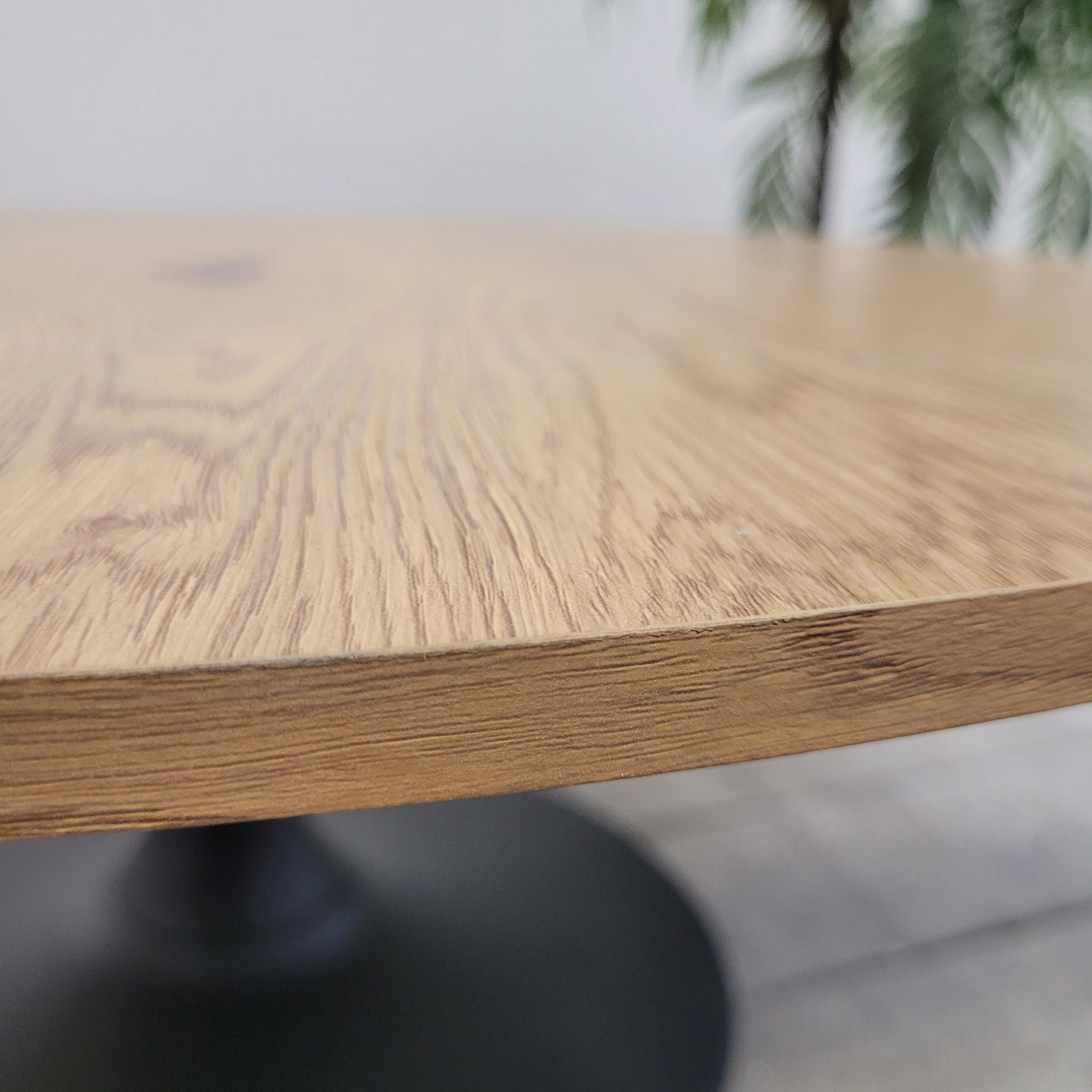 Kare Design Couchtisch Schickeria Eiche Schwarz Massivholz Rund Tisch - Image 3