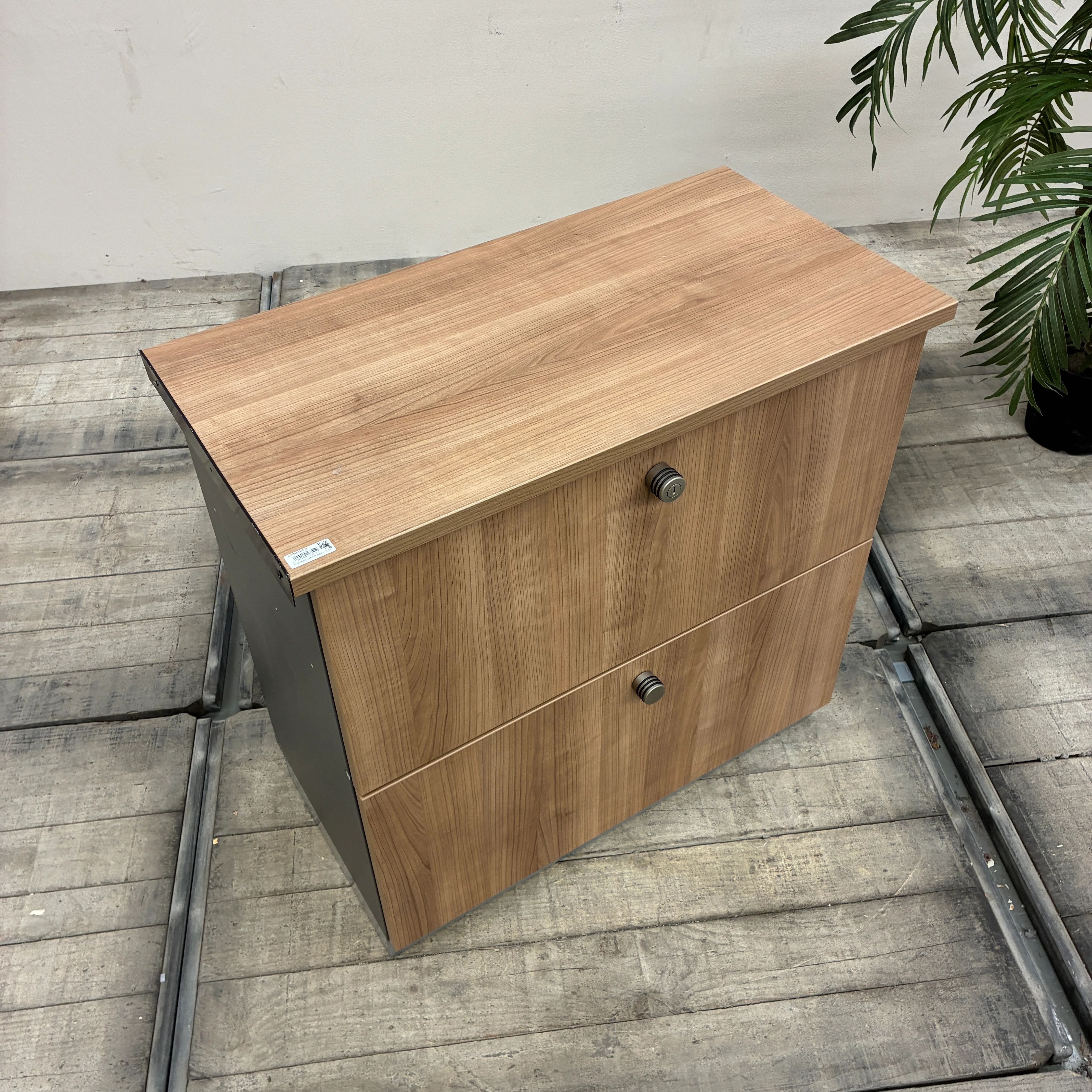 Aktenschrank Hängeregister Holz mit Schubladen Büro Schrank Gebraucht - Image 5