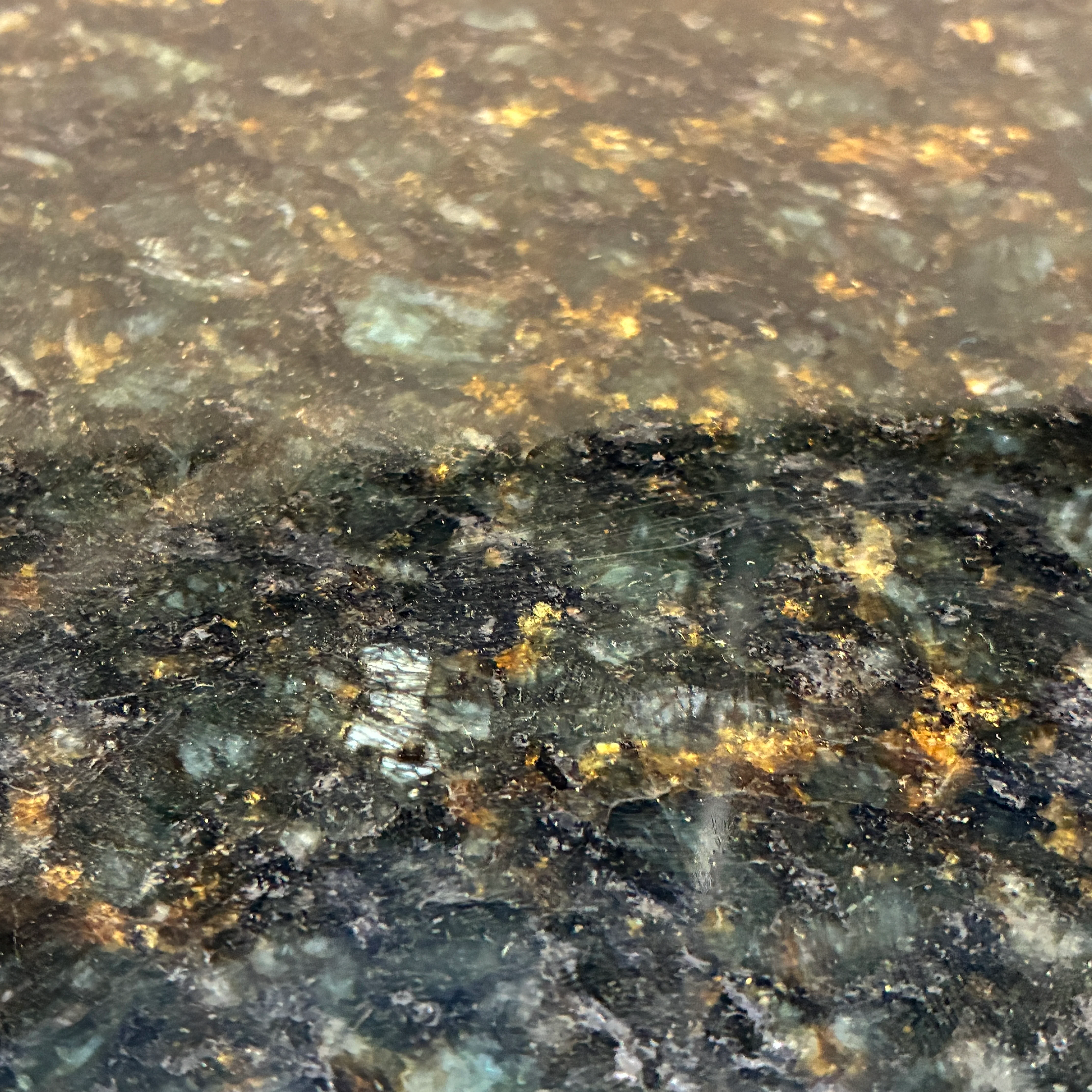 Eleganter Esstisch mit Granitplatte Rund Stilmöbel Tisch Gebraucht - Image 2