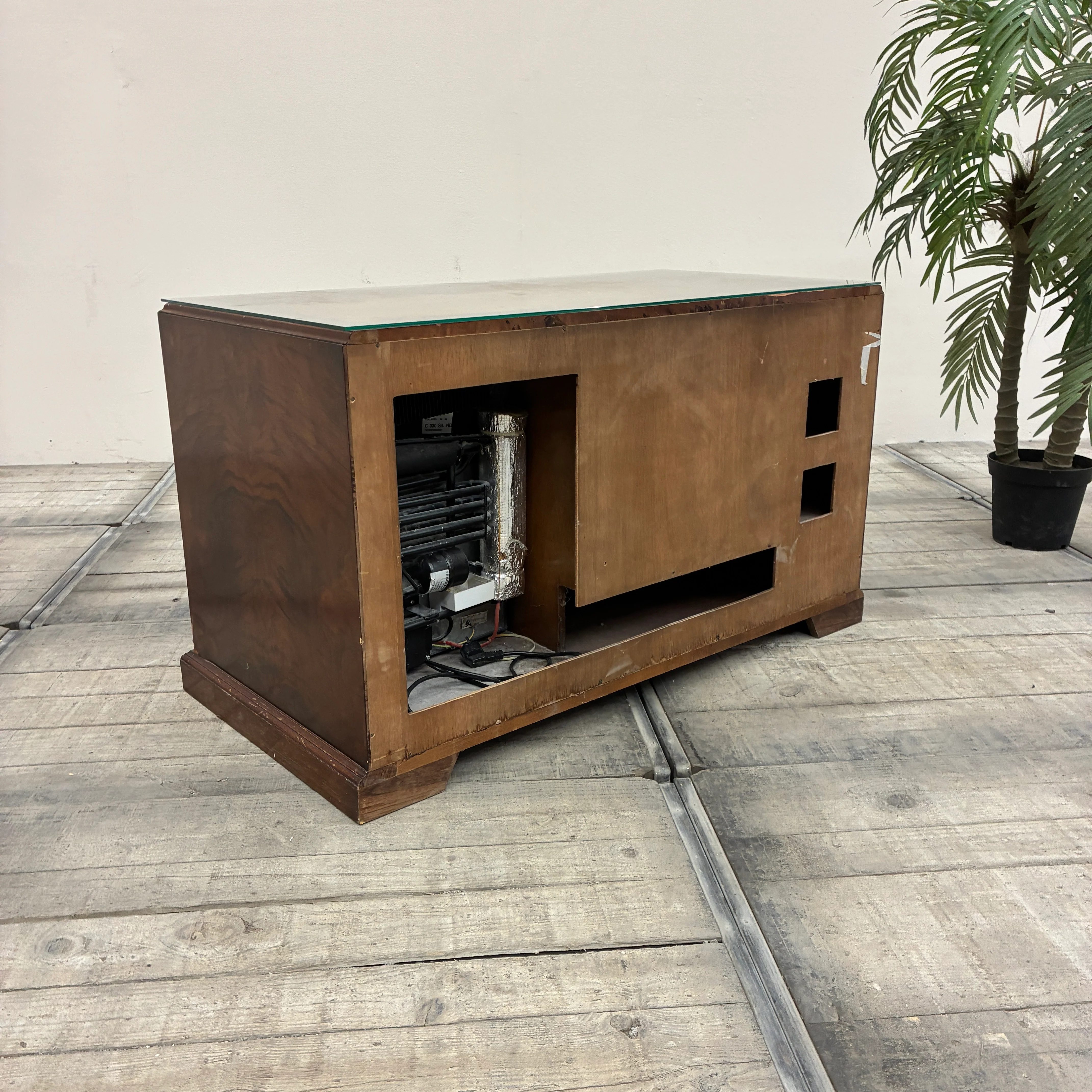 Sideboard mit integrierter Minibar Holz Klassisch Kommode Gebraucht - Image 9