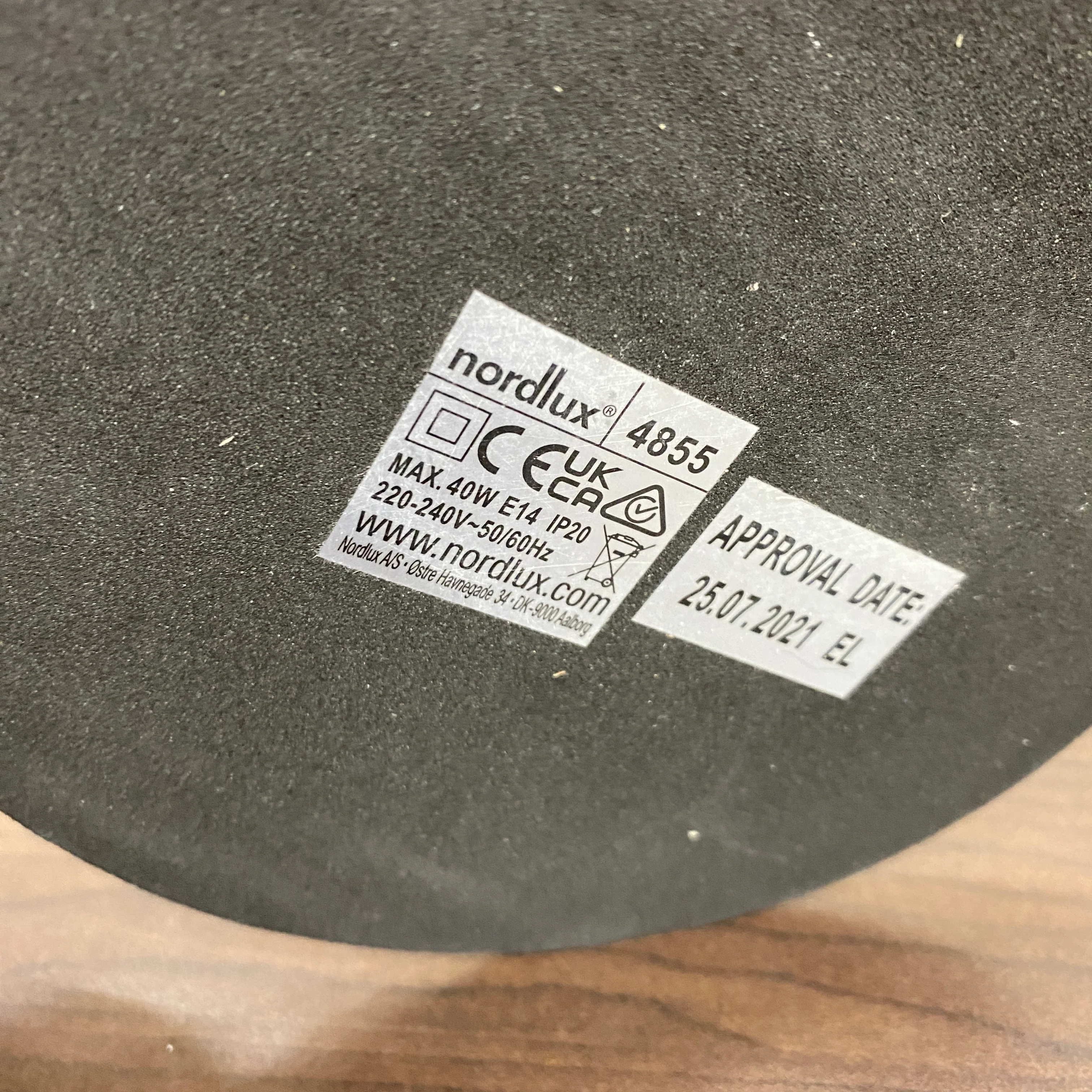 Nordlux Ellen Tischleuchte Weiß Metall Pilzlampe Lampe Gebraucht - Image 7