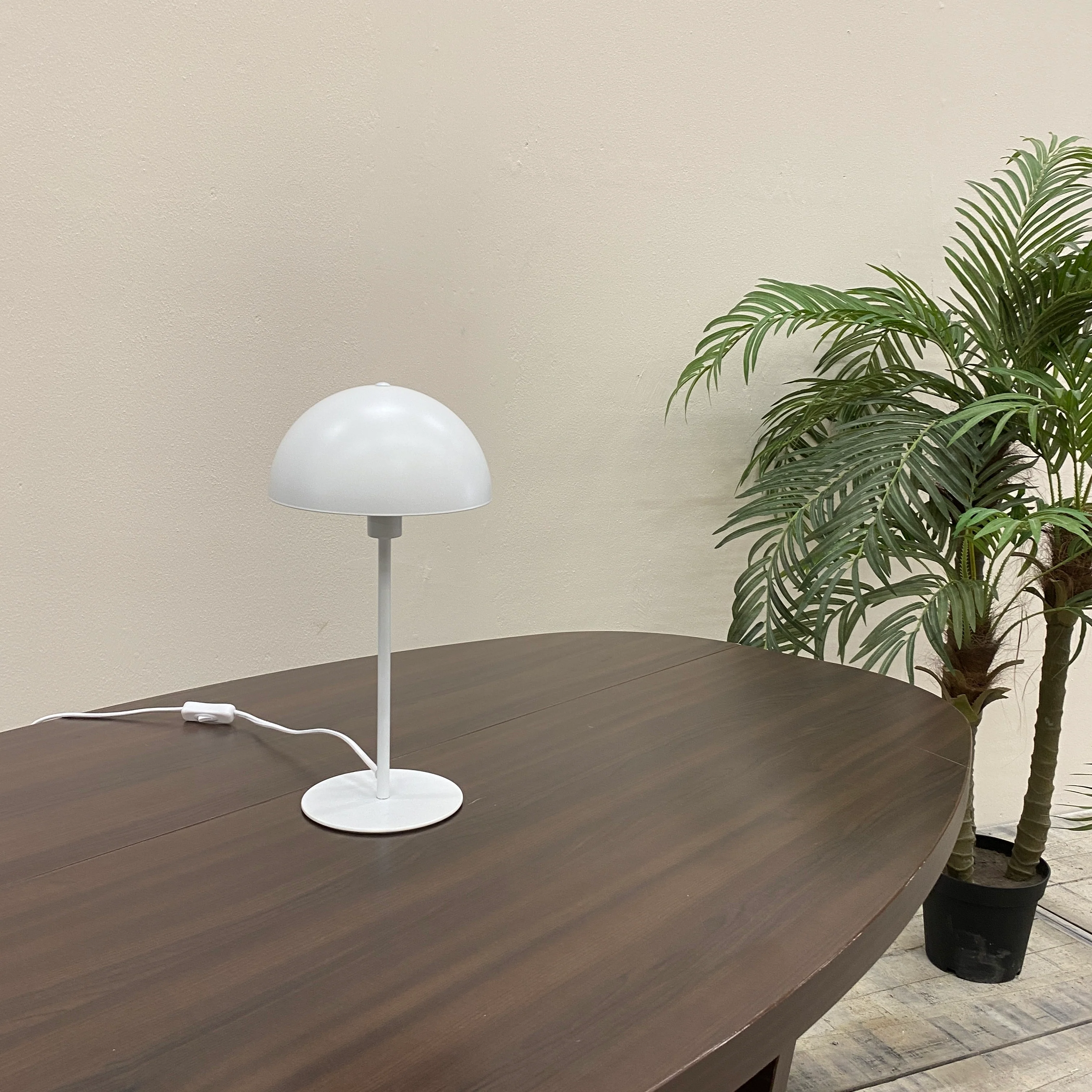 Nordlux Ellen Tischleuchte Weiß Metall Pilzlampe Lampe Gebraucht - Image 8