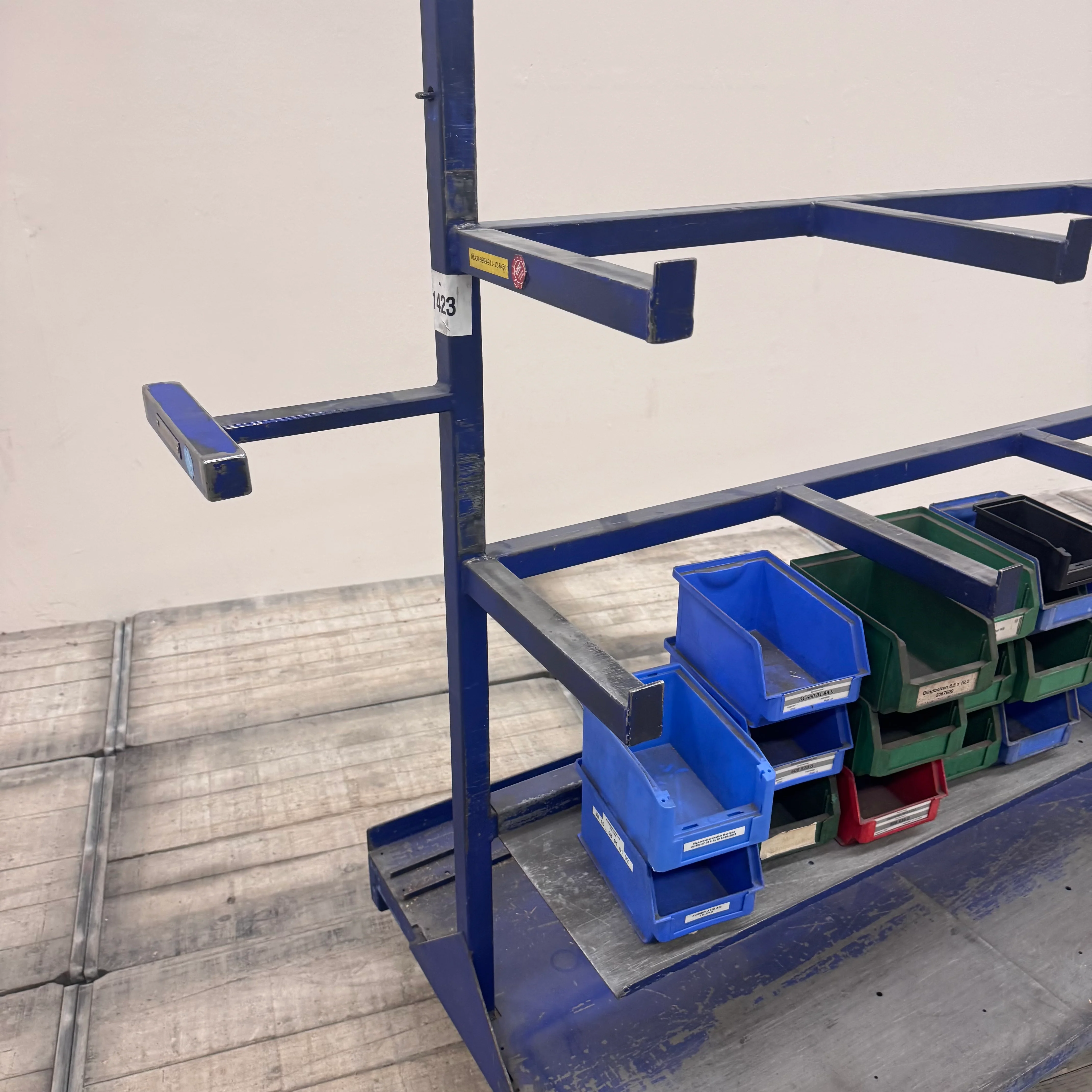 Kommissonierwagen Sichtlagerkästen Werkzeugregal Gebraucht - Image 5