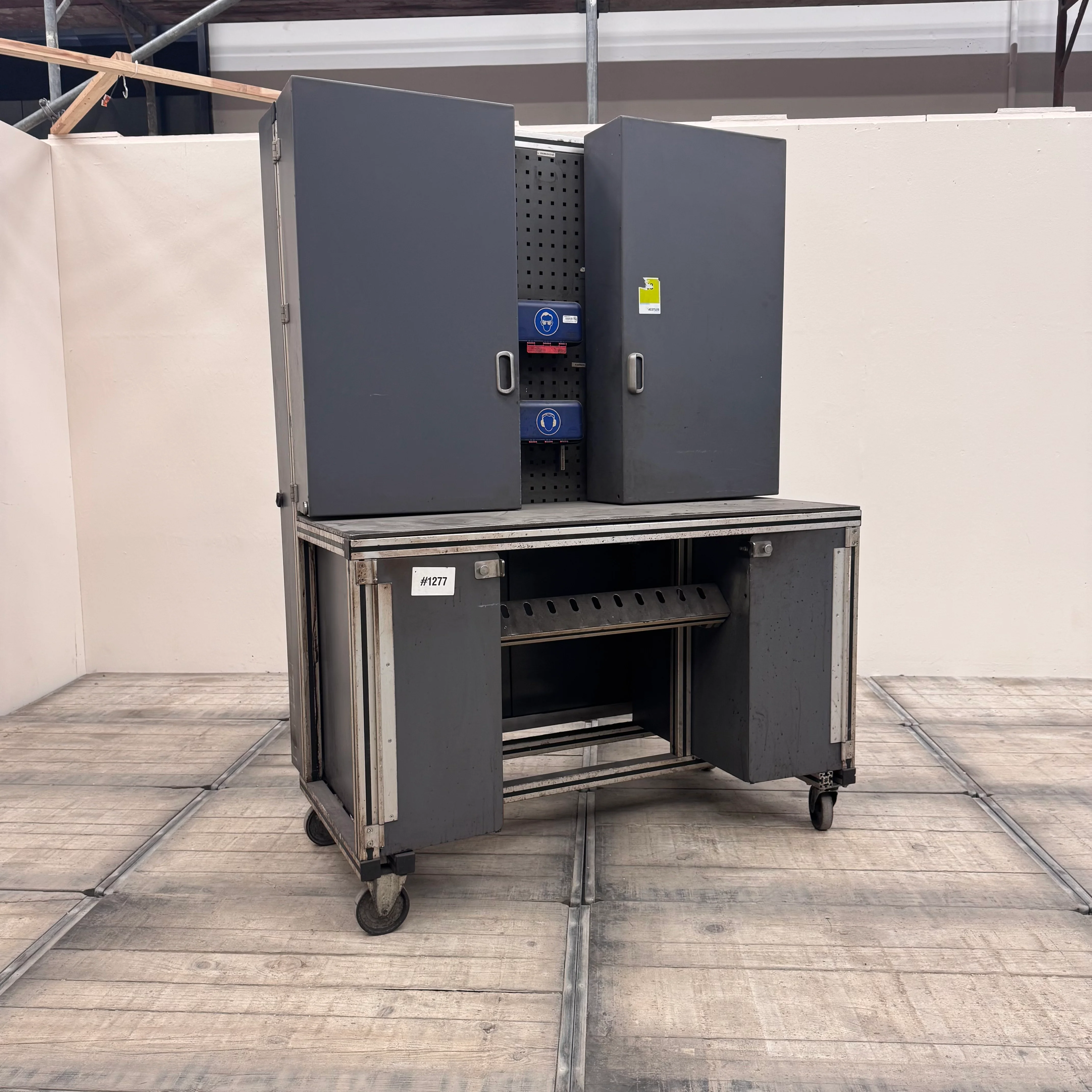 Werkstattwagen Mobiler Industriearbeitsplatz / Werkbank Grau – Gebraucht - Image 3