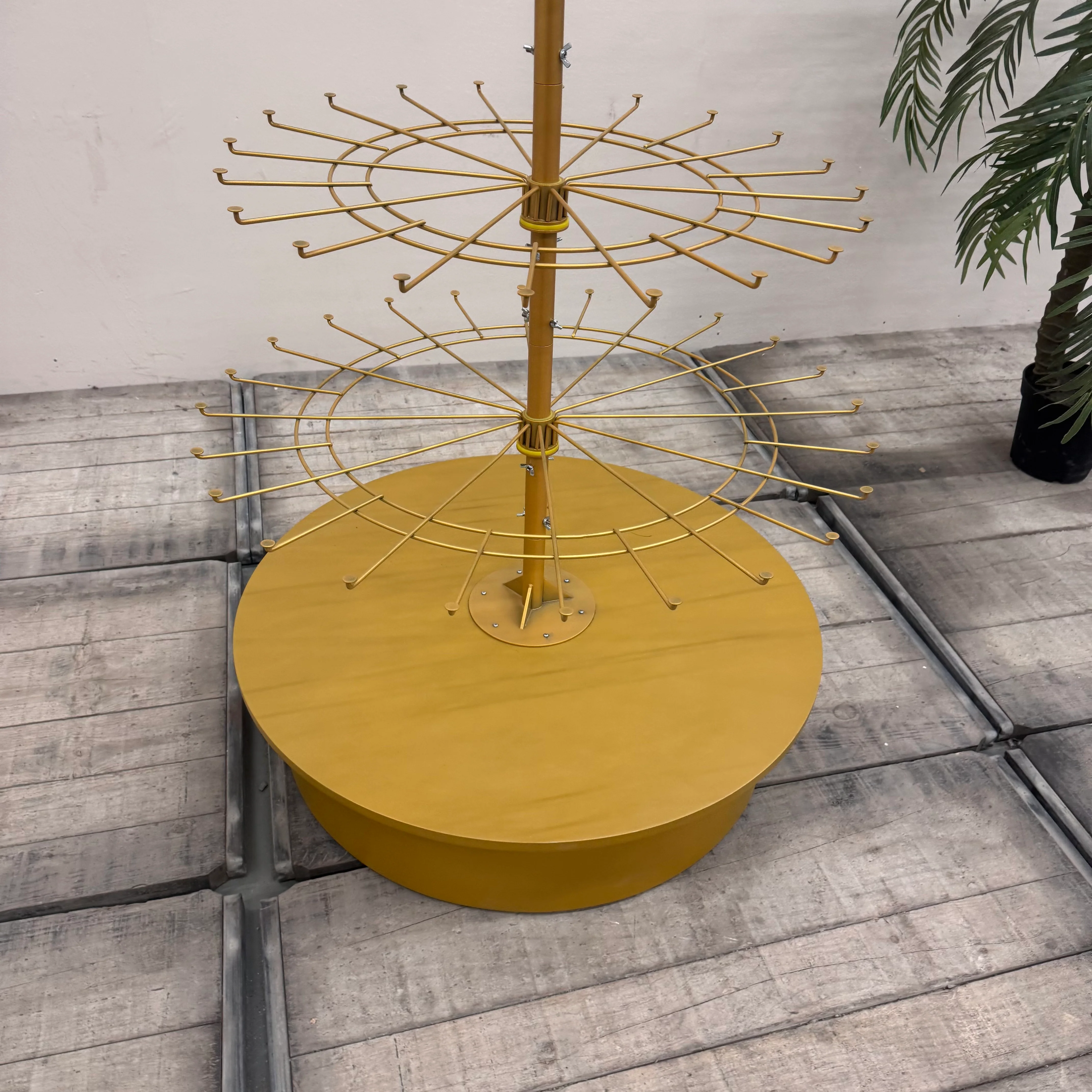 Verkaufsständer Drehständer Gold Ladenbau Warenpräsentation Gebraucht - Image 3