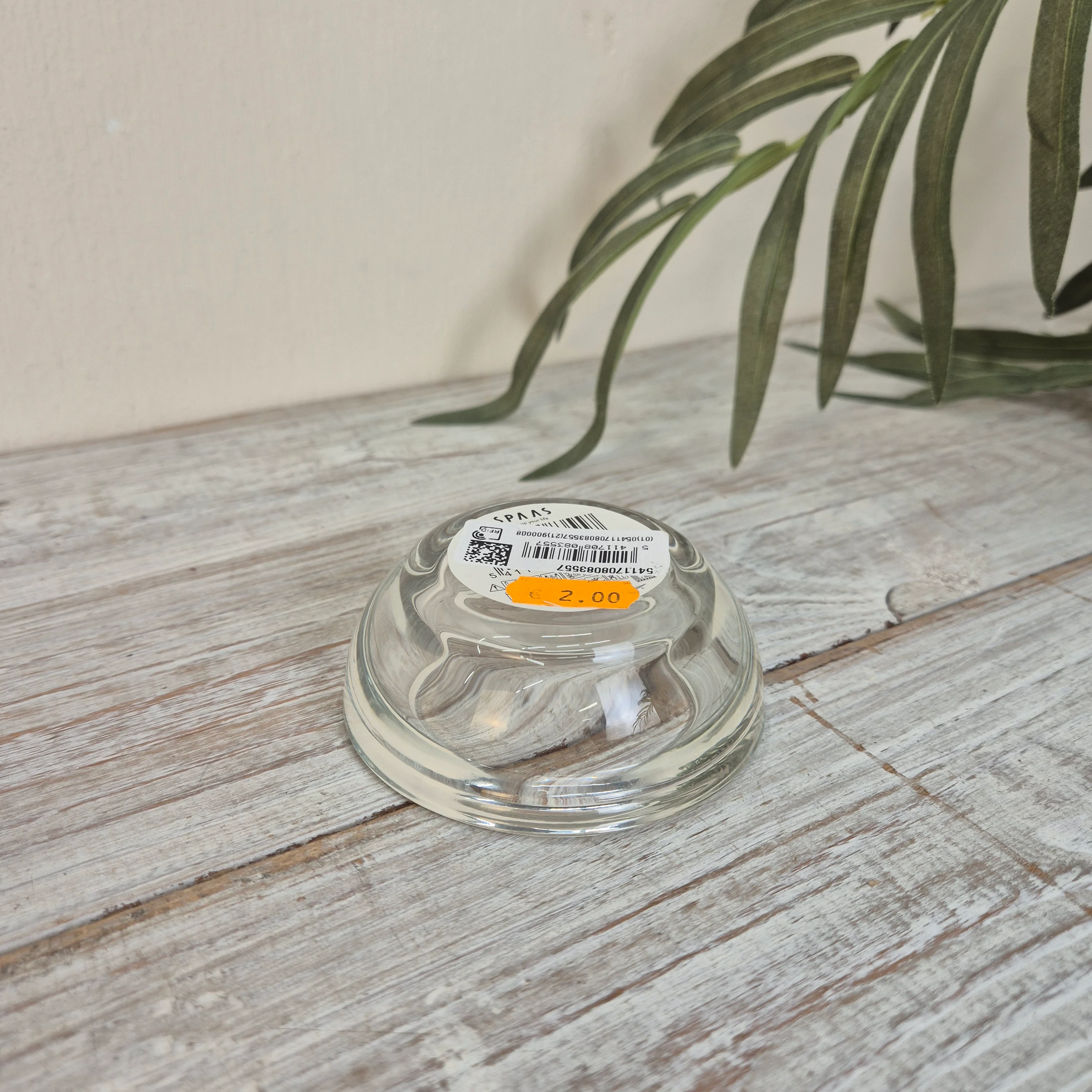 Glas Teelichthalter Klar Rund Deko Neuware - Image 3