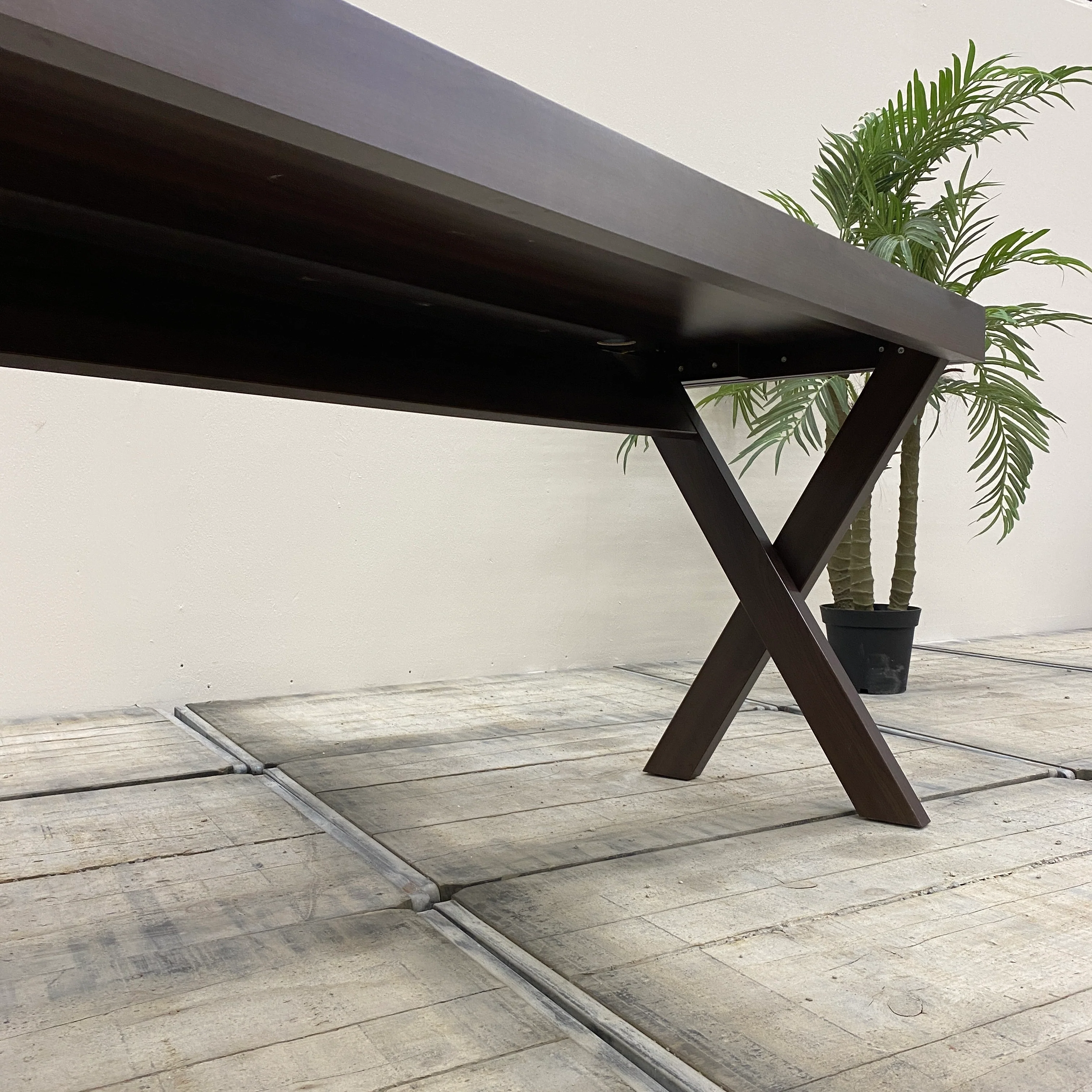 Konsolentisch Glas Schwarz Dunkelbraun Schreibtisch 160x60 Tisch Gebraucht - Image 5