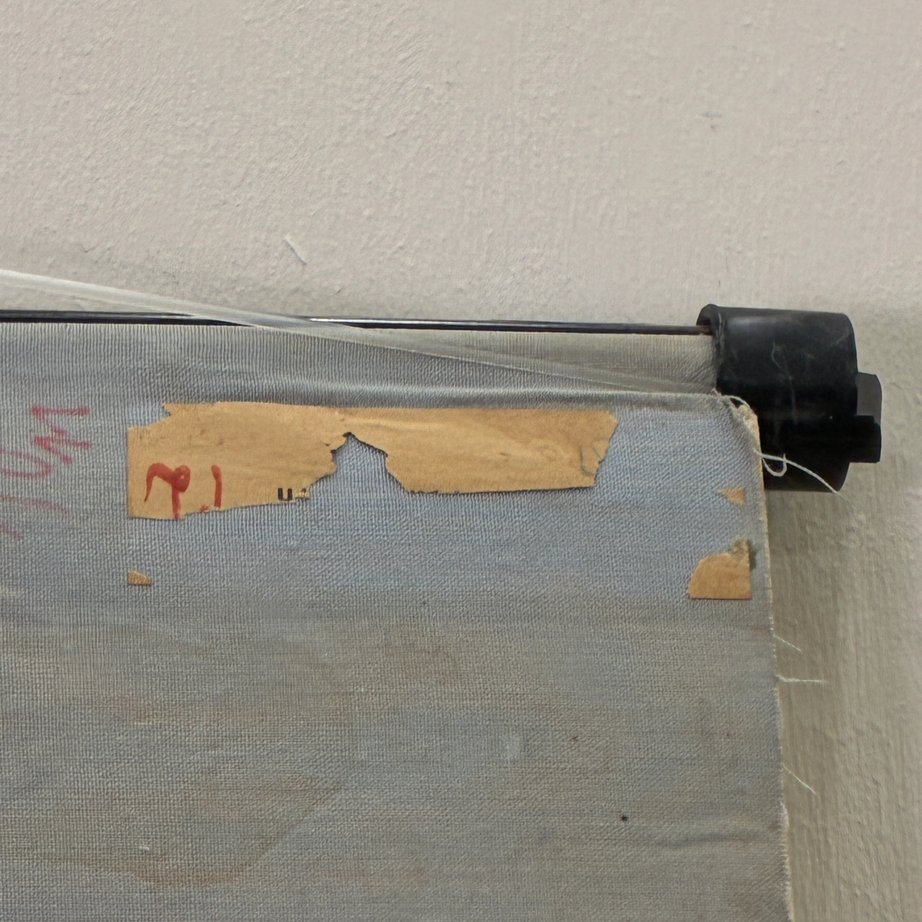 Vintage Schulkarte Urmenschen Neandertaler Steinzeit Rollbild Lehrtafel DDR Wanddeko - Image 7