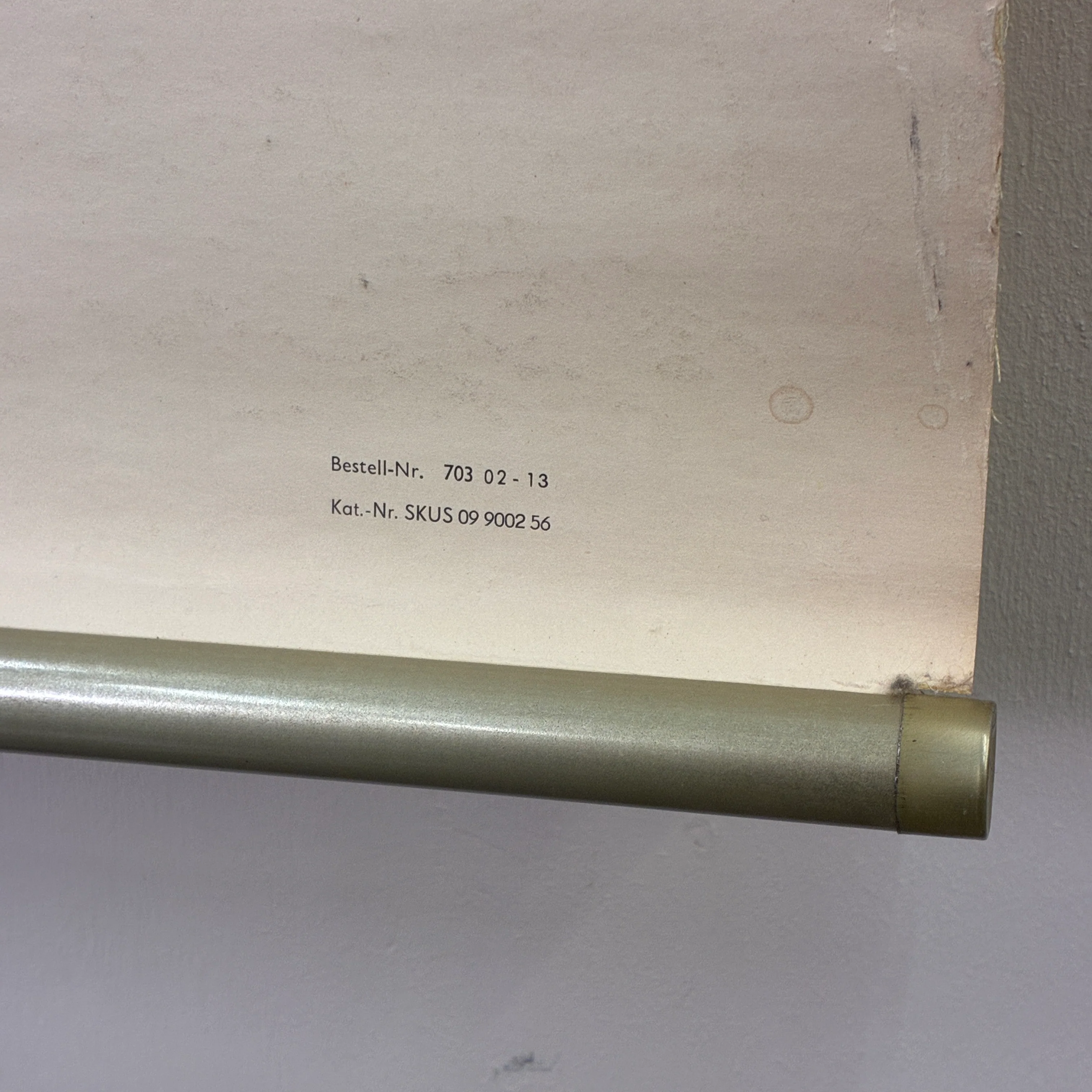 Vintage Schulkarte Hochofenanlage Industrie Rollbild Volk und Wissen Lehrtafel DDR Bergbau - Image 5