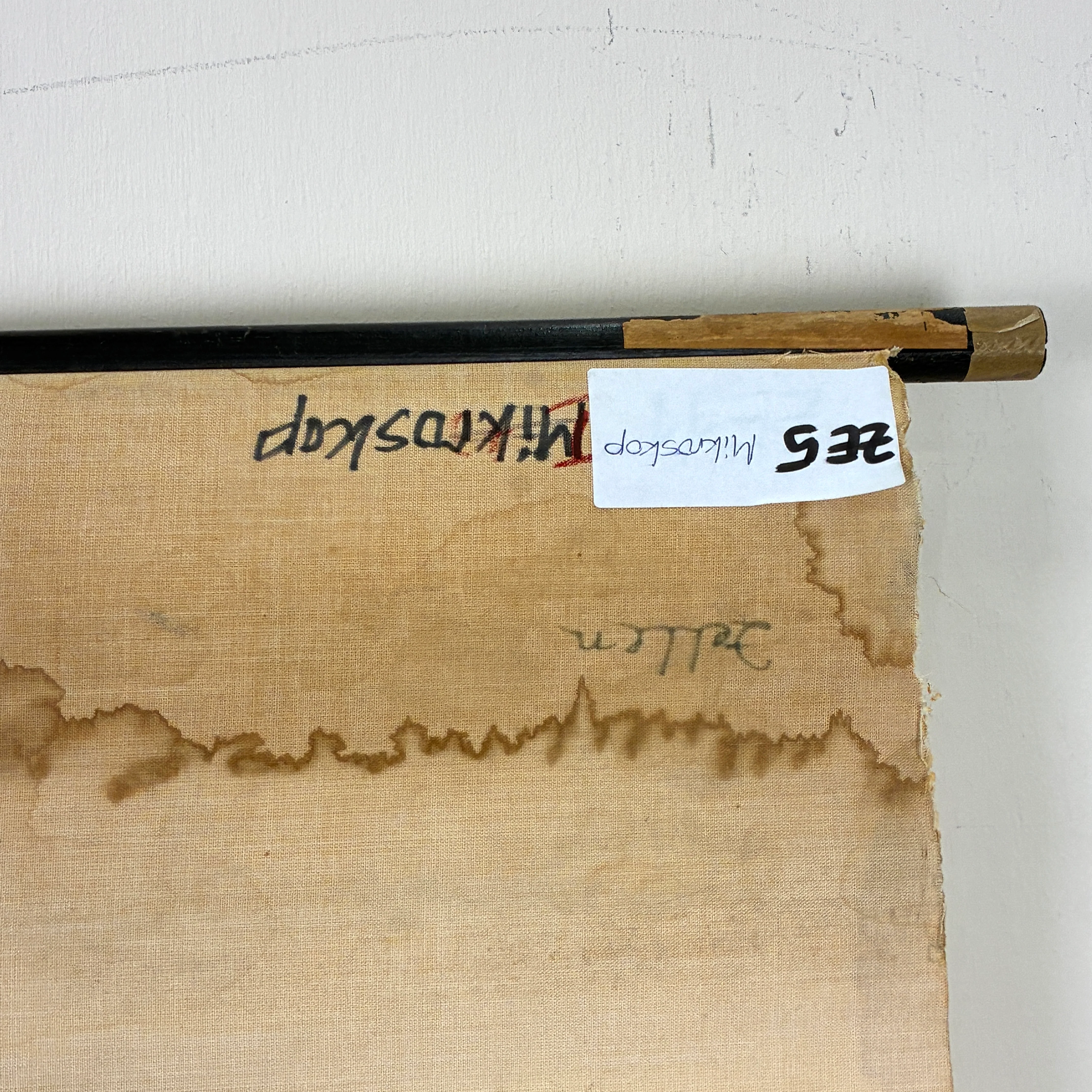 Vintage Schulkarte – Mikroskop – Physik Lehrtafel Rollbild Wanddeko - Image 7