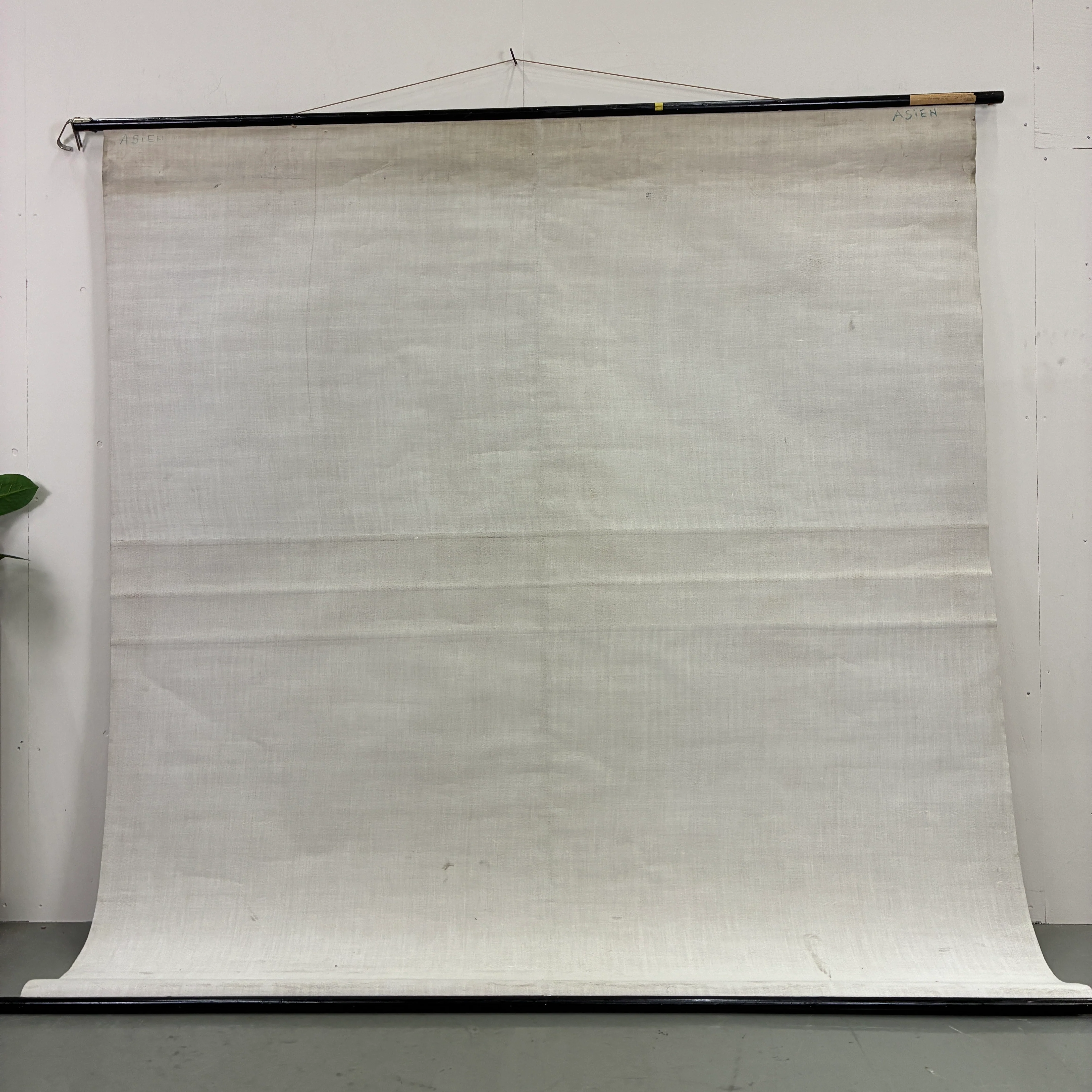 Vintage Schulkarte – Asien – Westermann Geografie Lehrtafel Rollbild Wanddeko - Image 9