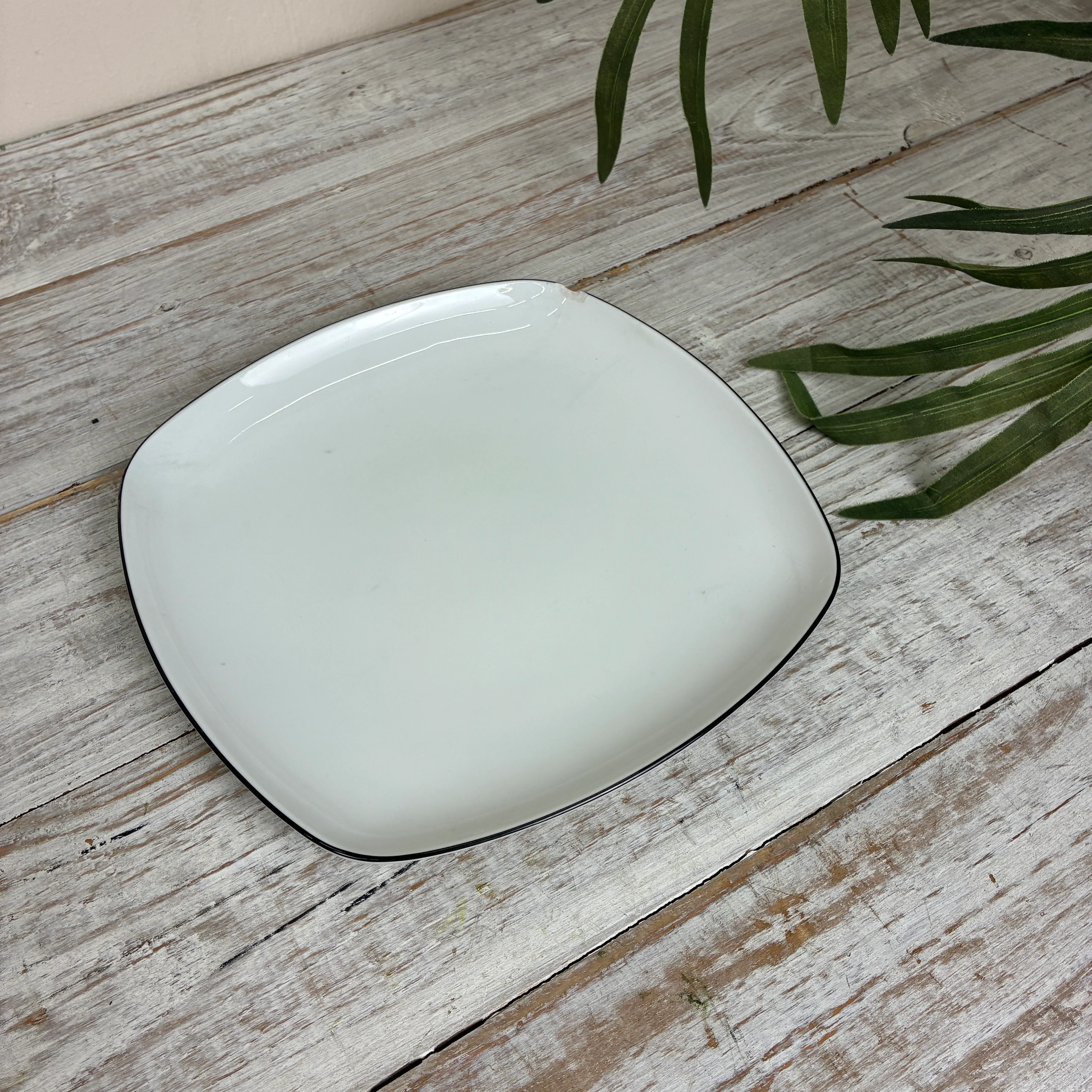 Seltmann Weiden Lido Frühstücksteller eckig 20 cm Black Line - Image 3