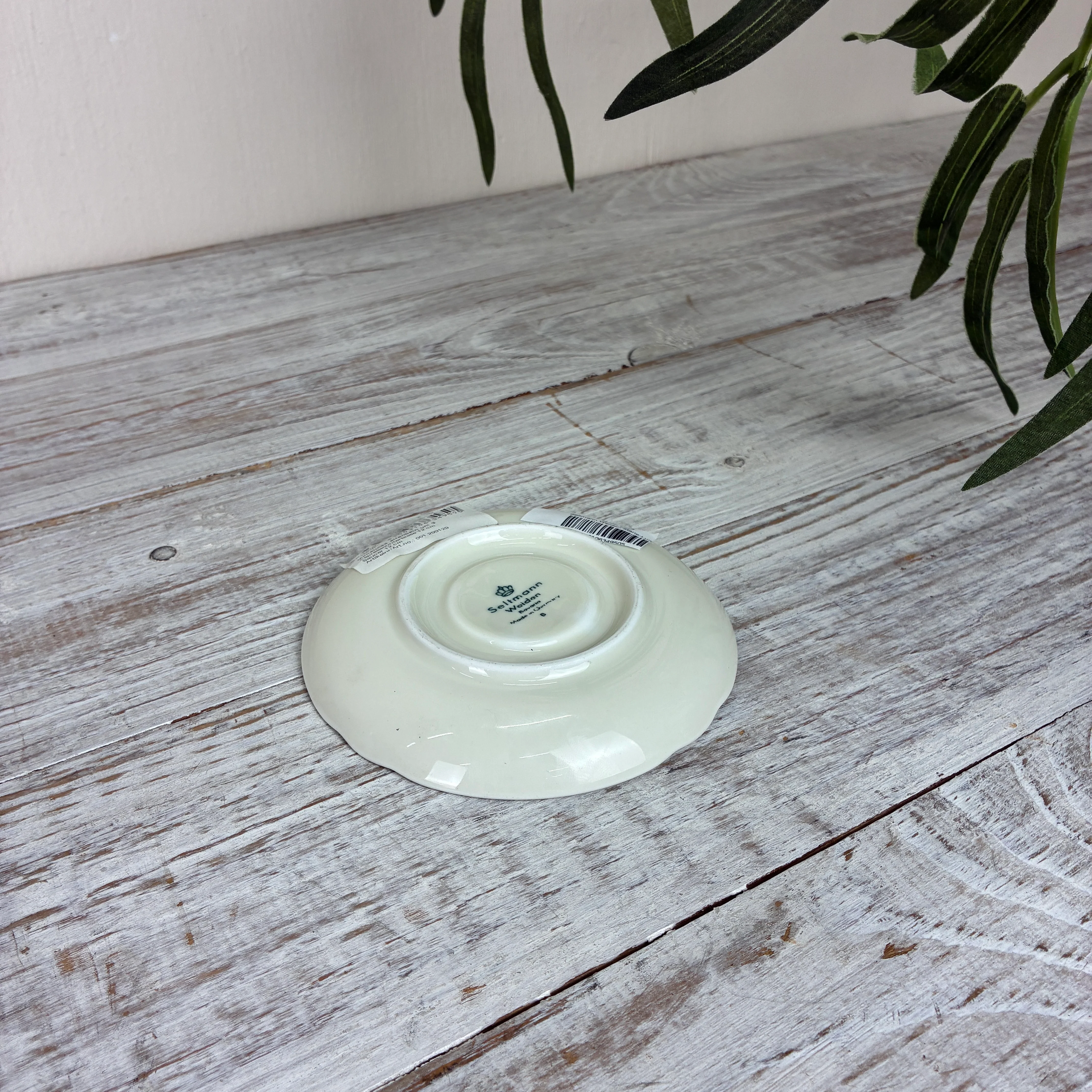 Seltmann Weiden Marie-Luise Untertasse zur Moccatasse 12 cm elfenbein - Image 6