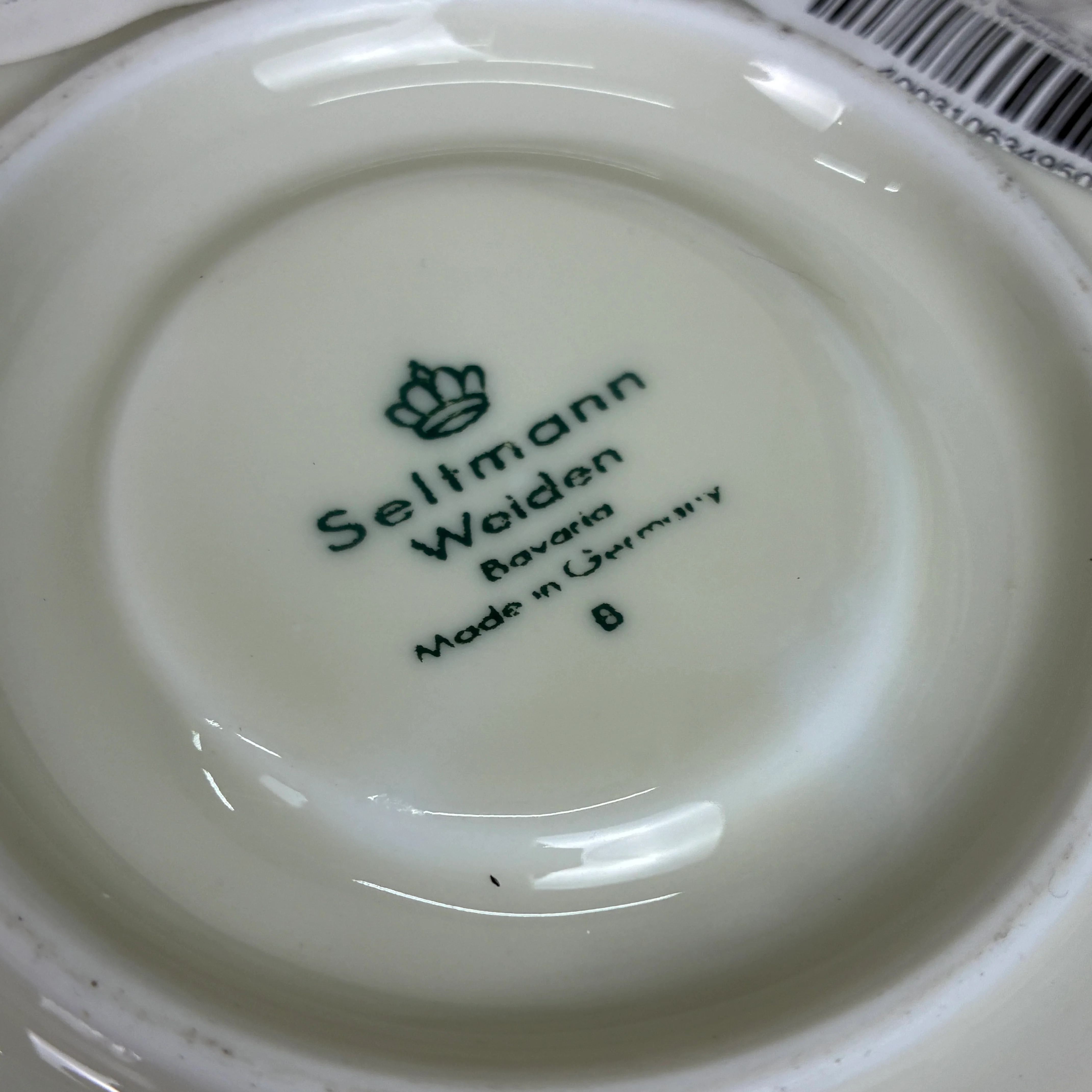 Seltmann Weiden Marie-Luise Untertasse zur Moccatasse 12 cm elfenbein - Image 7