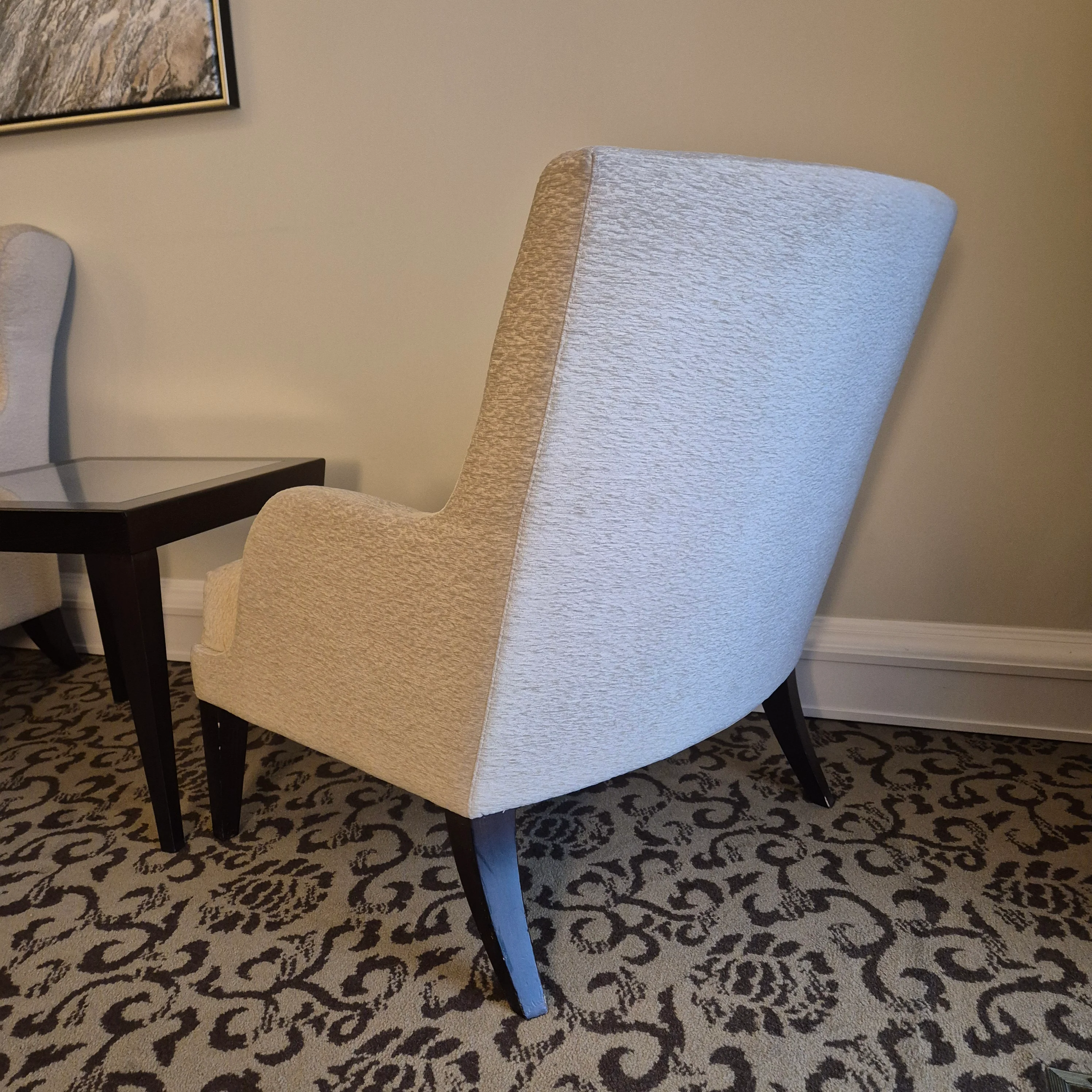 Sessel Clubsessel hellbeige Stoff - Atlantic Hotel Hamburg - gebraucht - Image 2