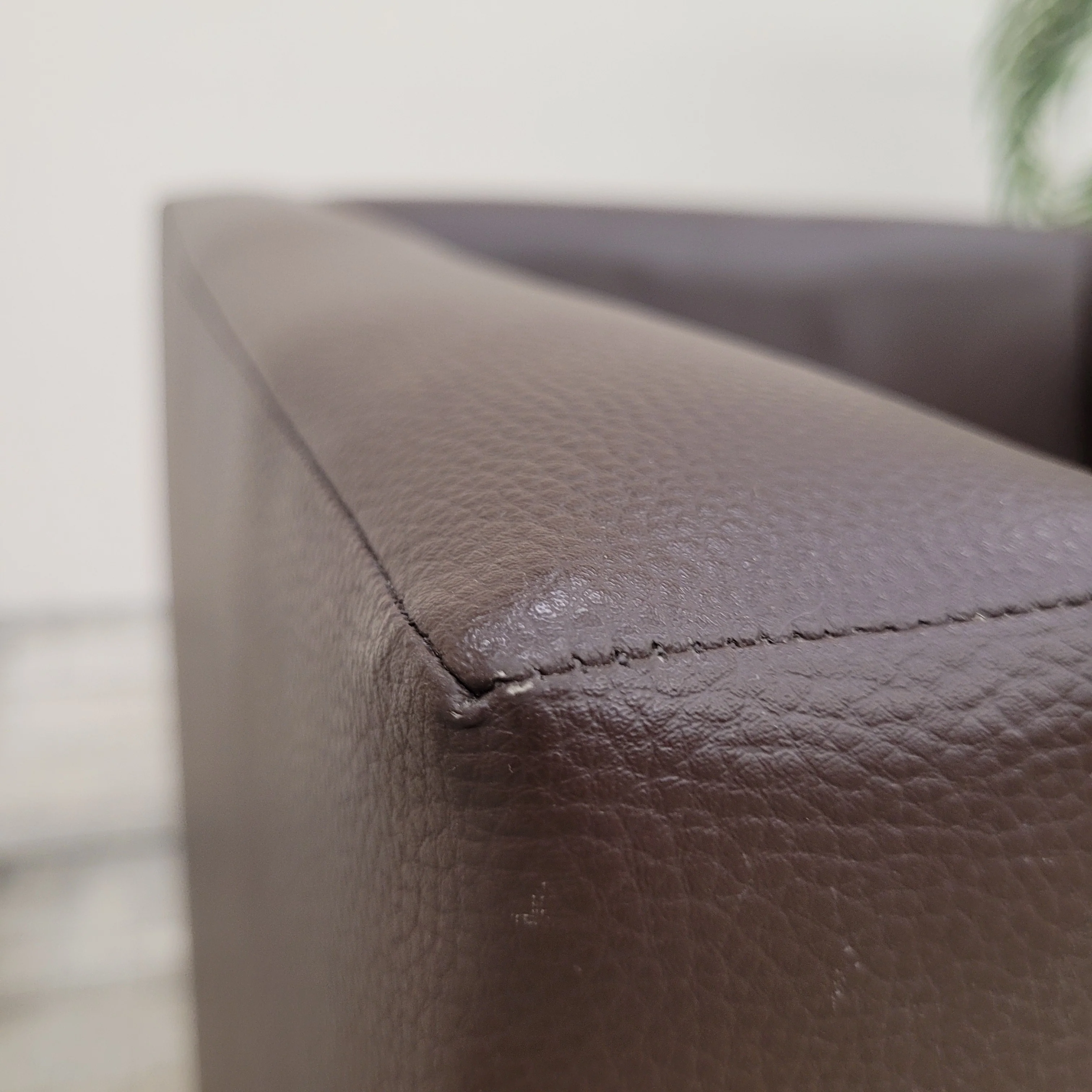 Lounge Sessel Kunstleder Braun Clubsessel Hotelsessel Gebraucht - Image 5