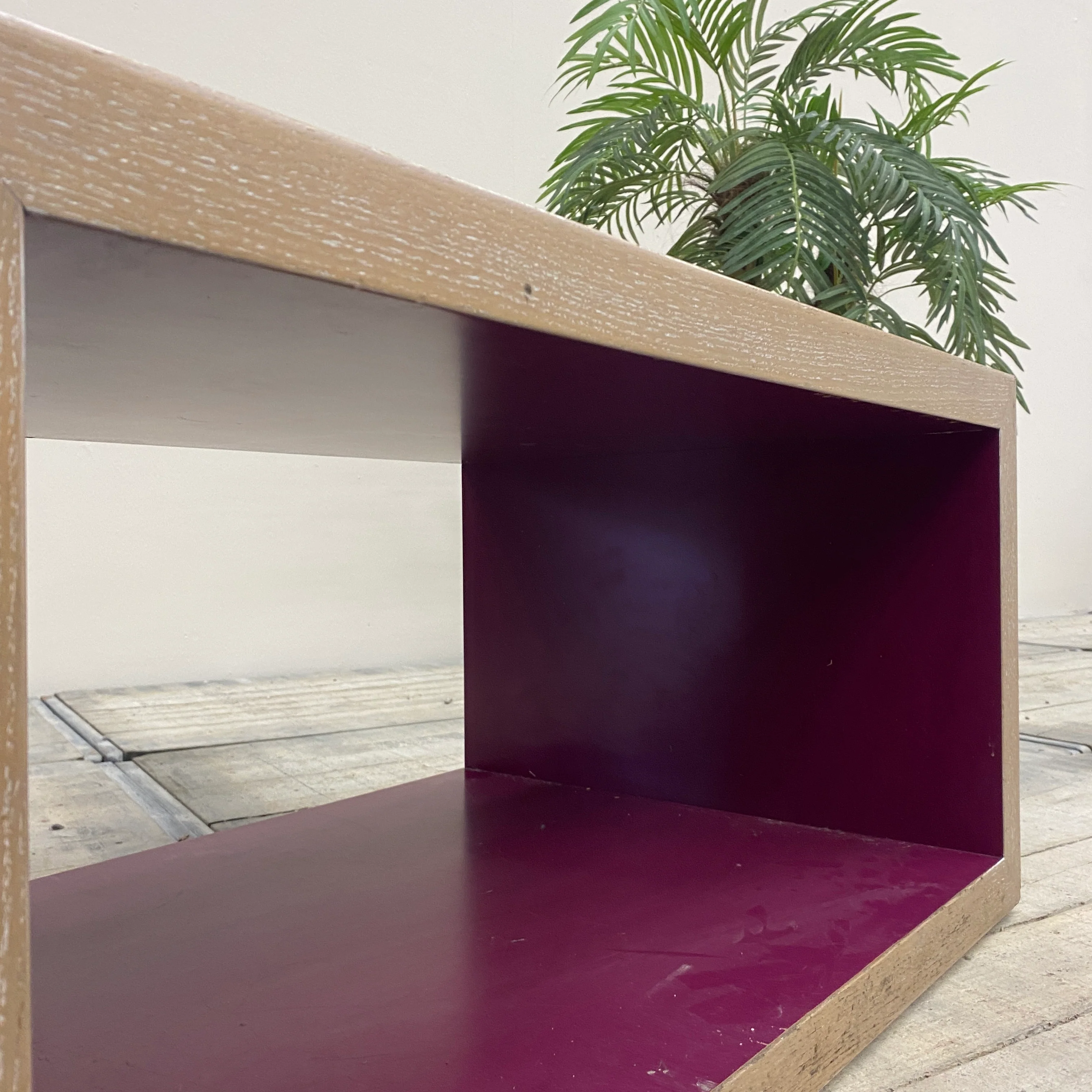 Beistelltisch Holz Magenta Design Tisch Gebraucht - Image 5