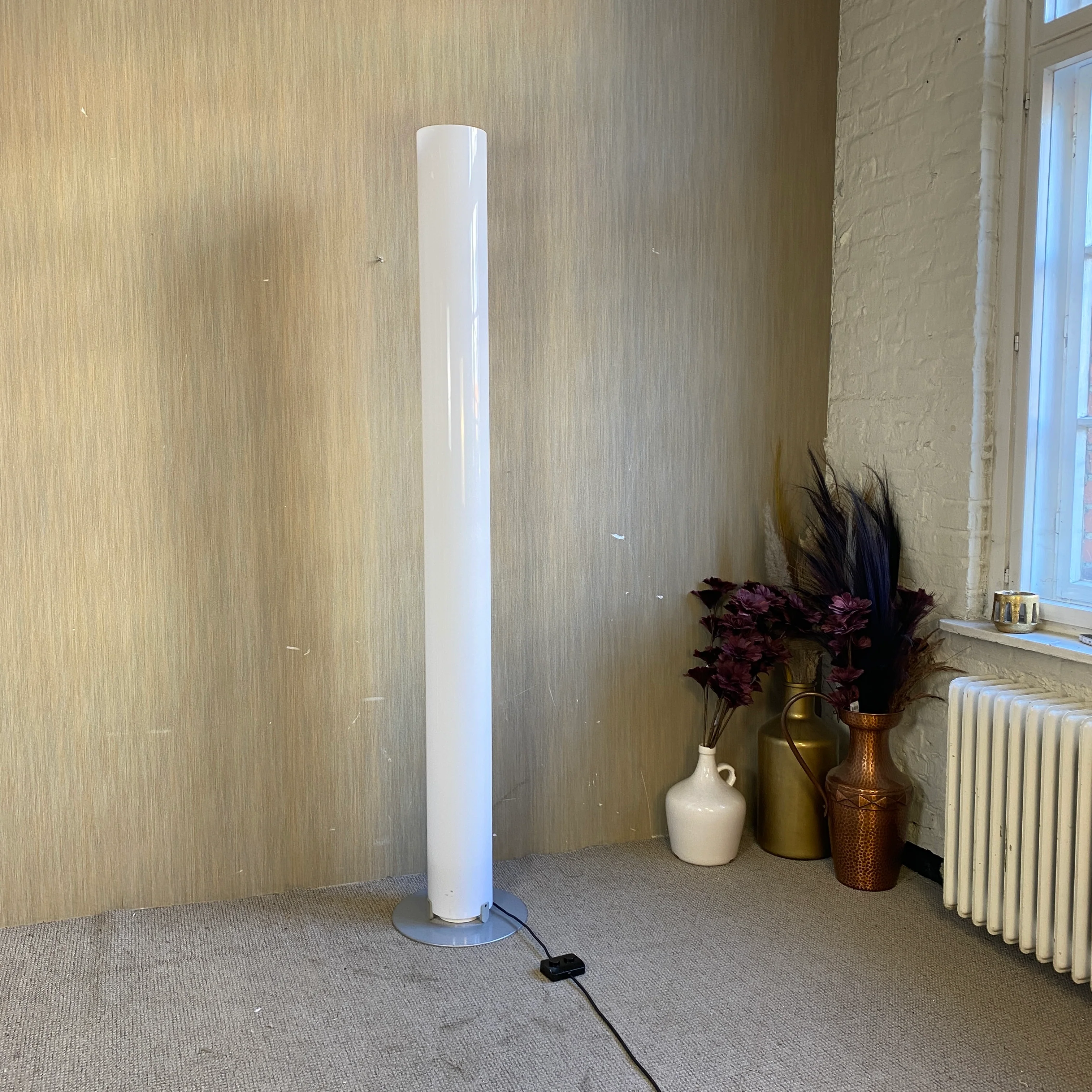 Designer Stehleuchte Bodenleuchte Flos Stylos weiß - Atlantic Hotel Hamburg - gebraucht - Image 7