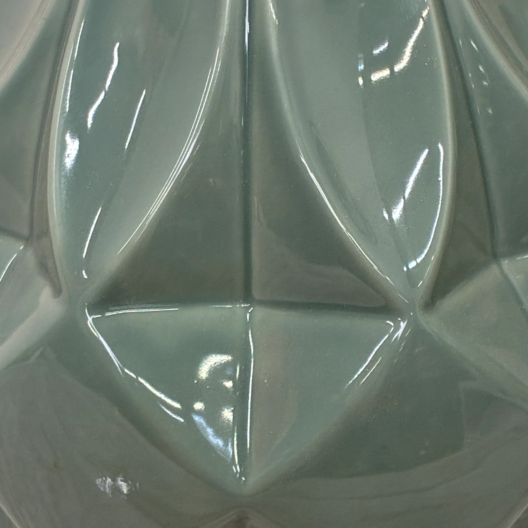 Tettau Atelier Grün uni Vase Porzellan Deko - Image 5