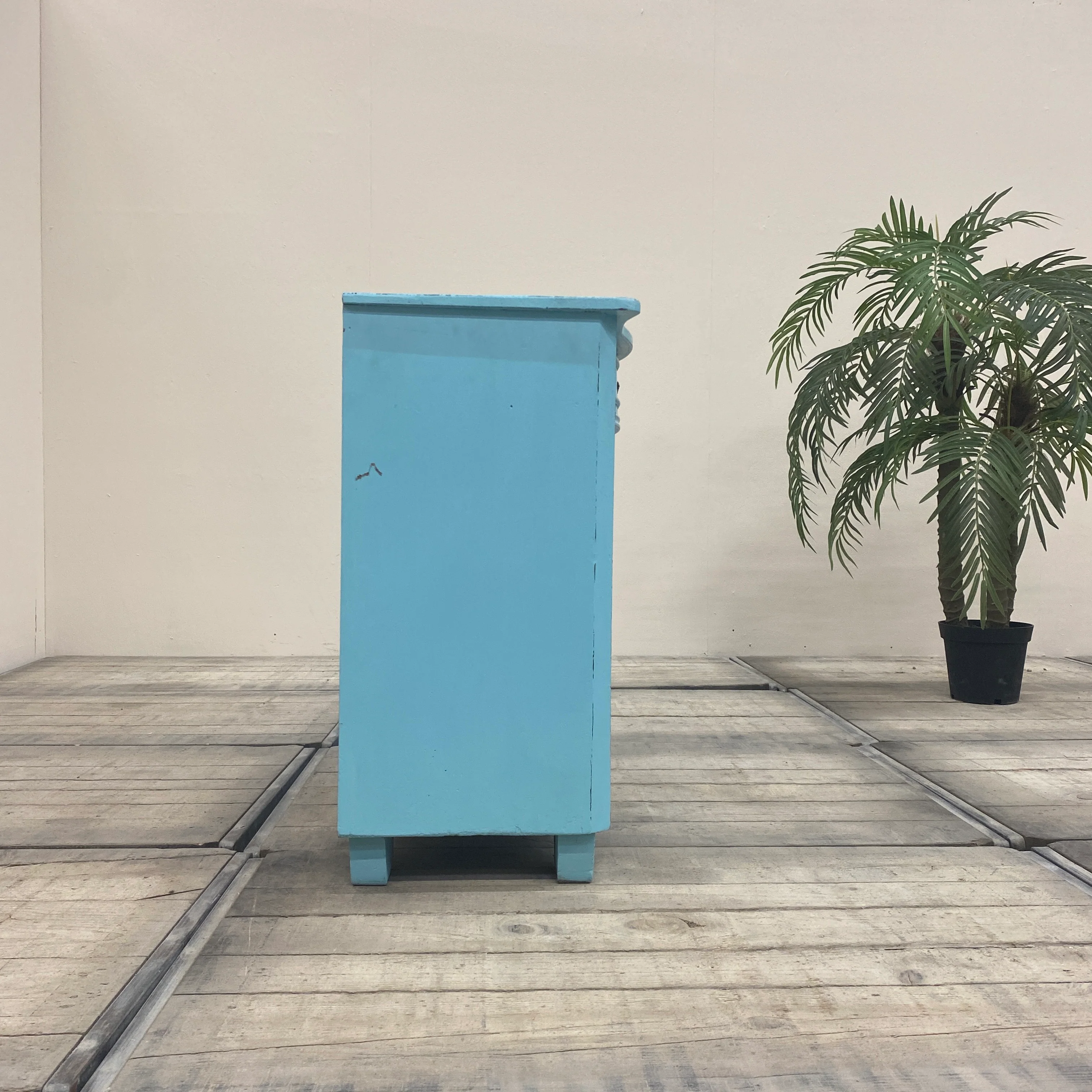 Thomas Klotz Kommode "Shabby Chic" blau Schrank Upcycled - Image 12