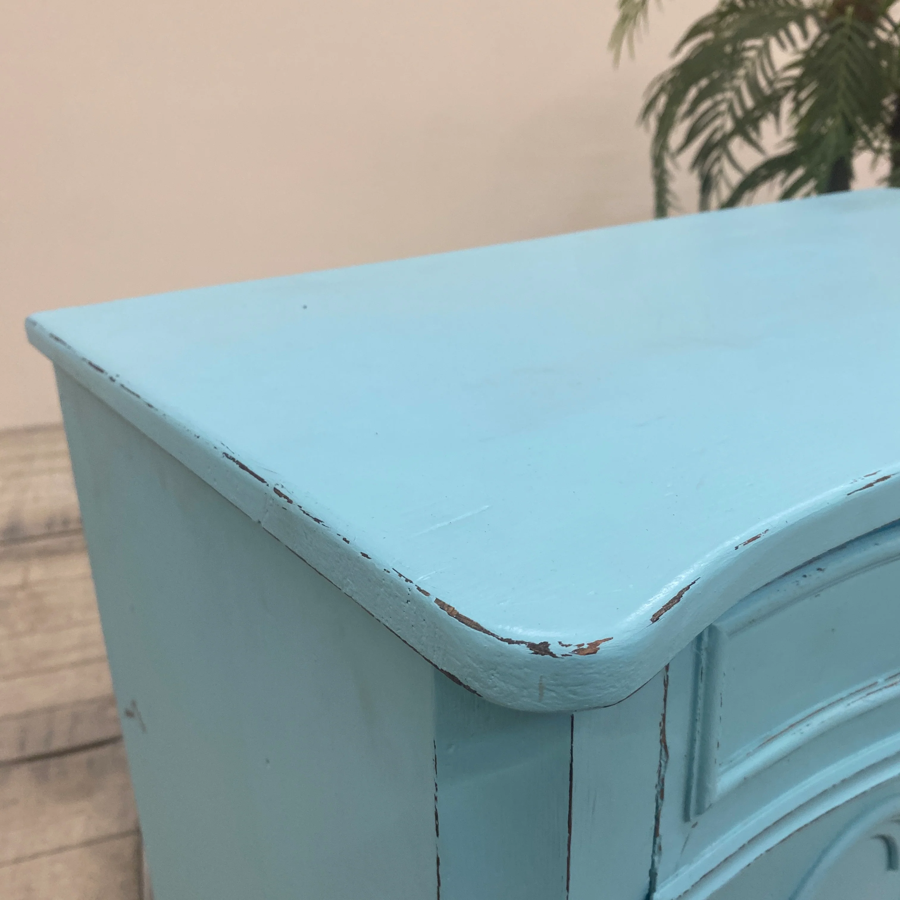 Thomas Klotz Kommode "Shabby Chic" blau Schrank Upcycled - Image 3
