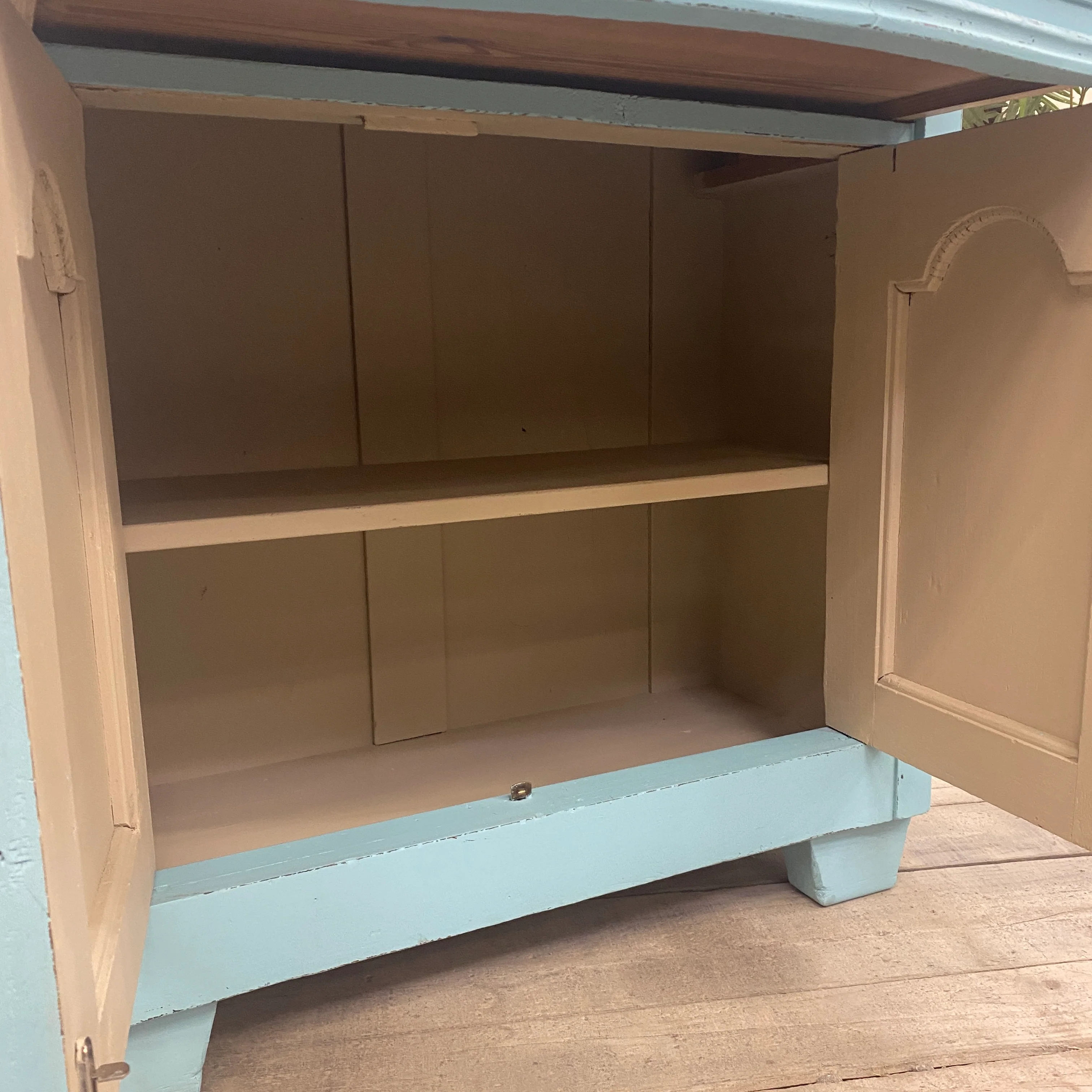 Thomas Klotz Kommode "Shabby Chic" blau Schrank Upcycled - Image 7