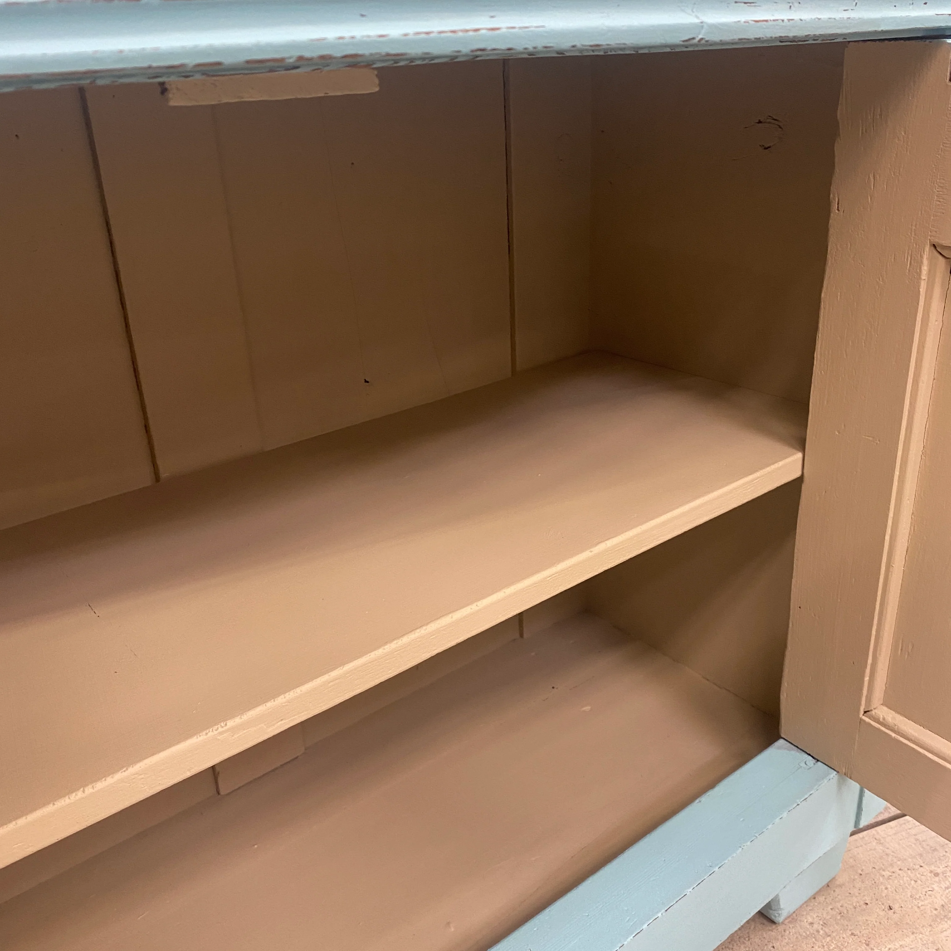 Thomas Klotz Kommode "Shabby Chic" blau Schrank Upcycled - Image 8
