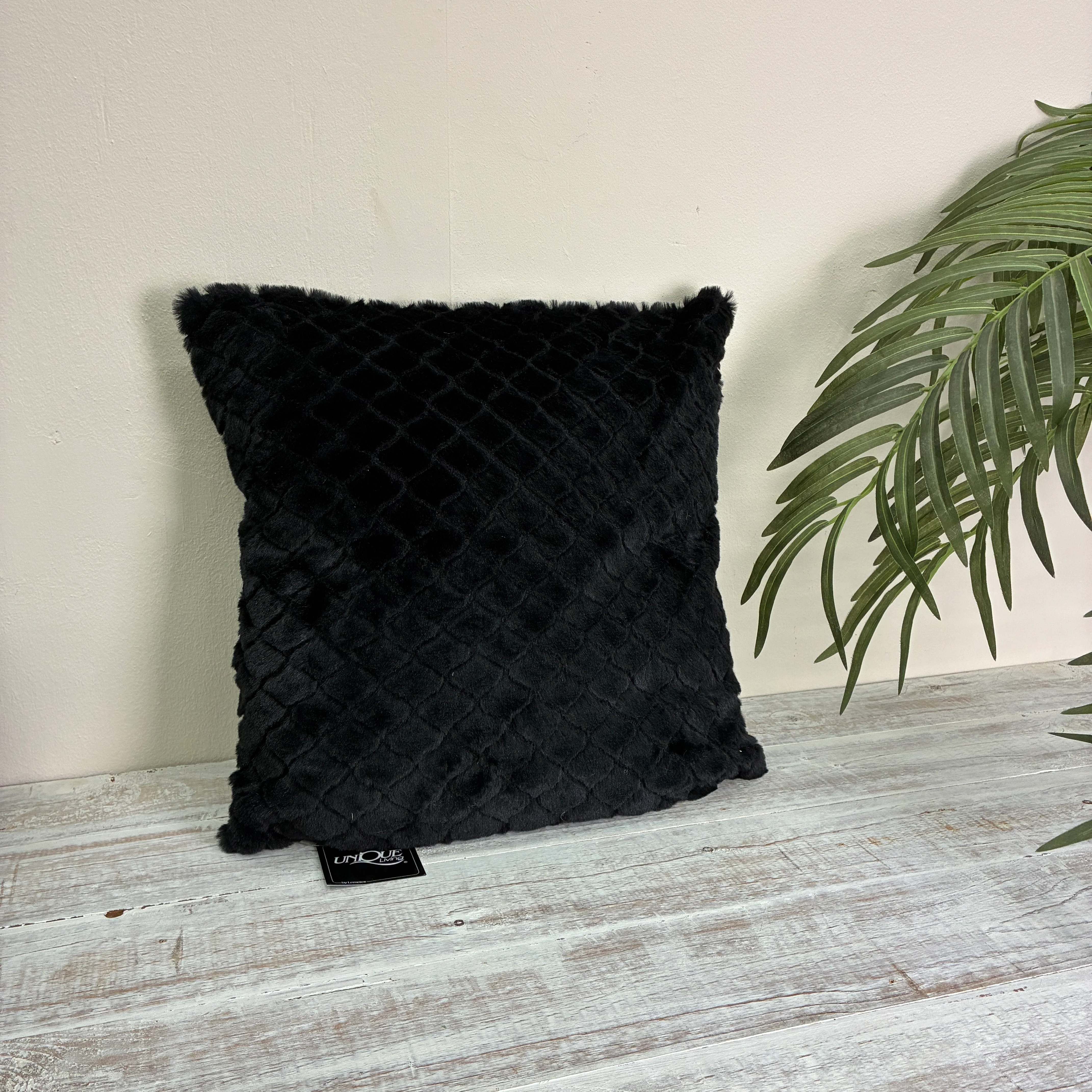 Unique Living Kissen Schwarz 45x45 Dekokissen Neuware - Image 10