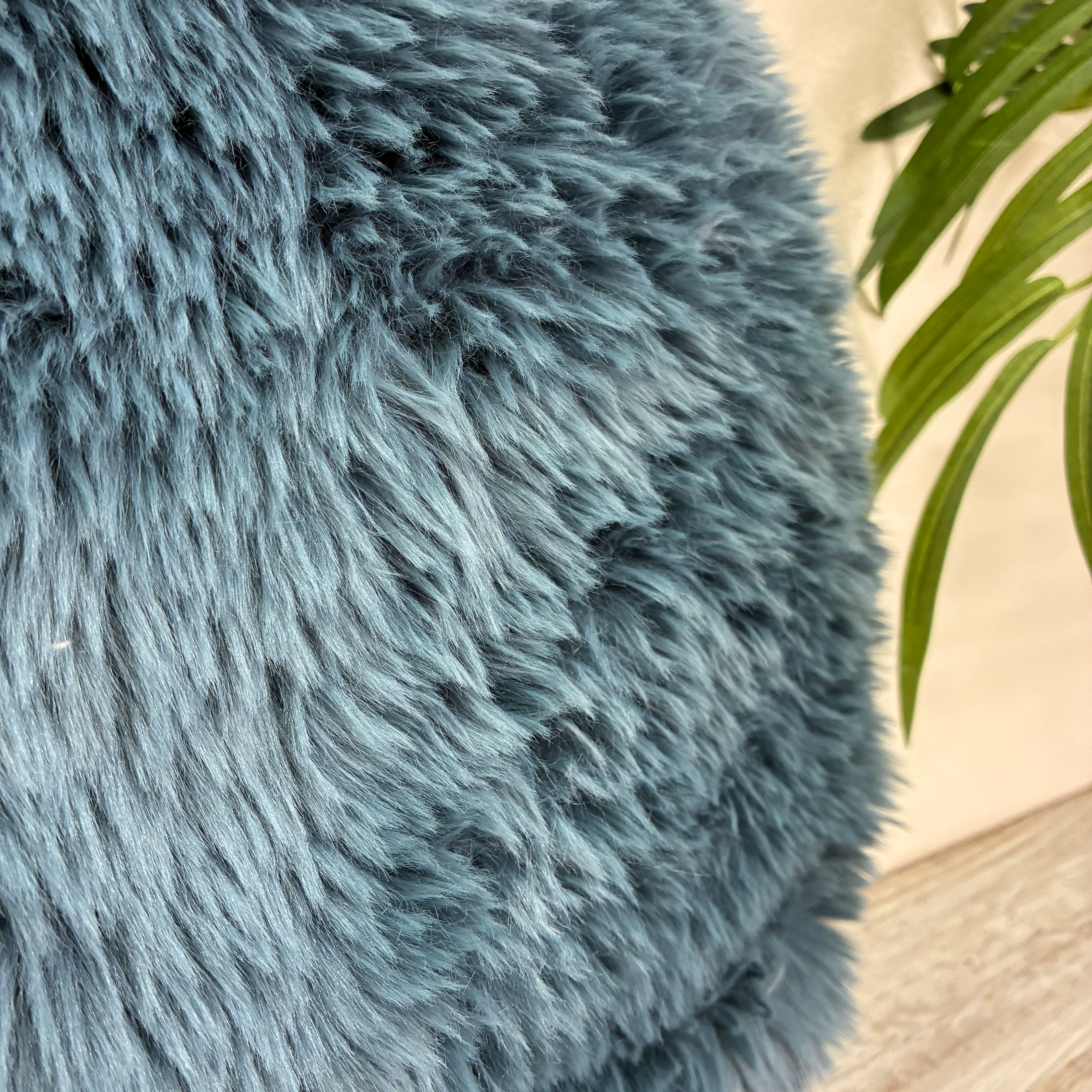 Unique Living Kissen Matten blau 40 cm Dekokissen - Image 4
