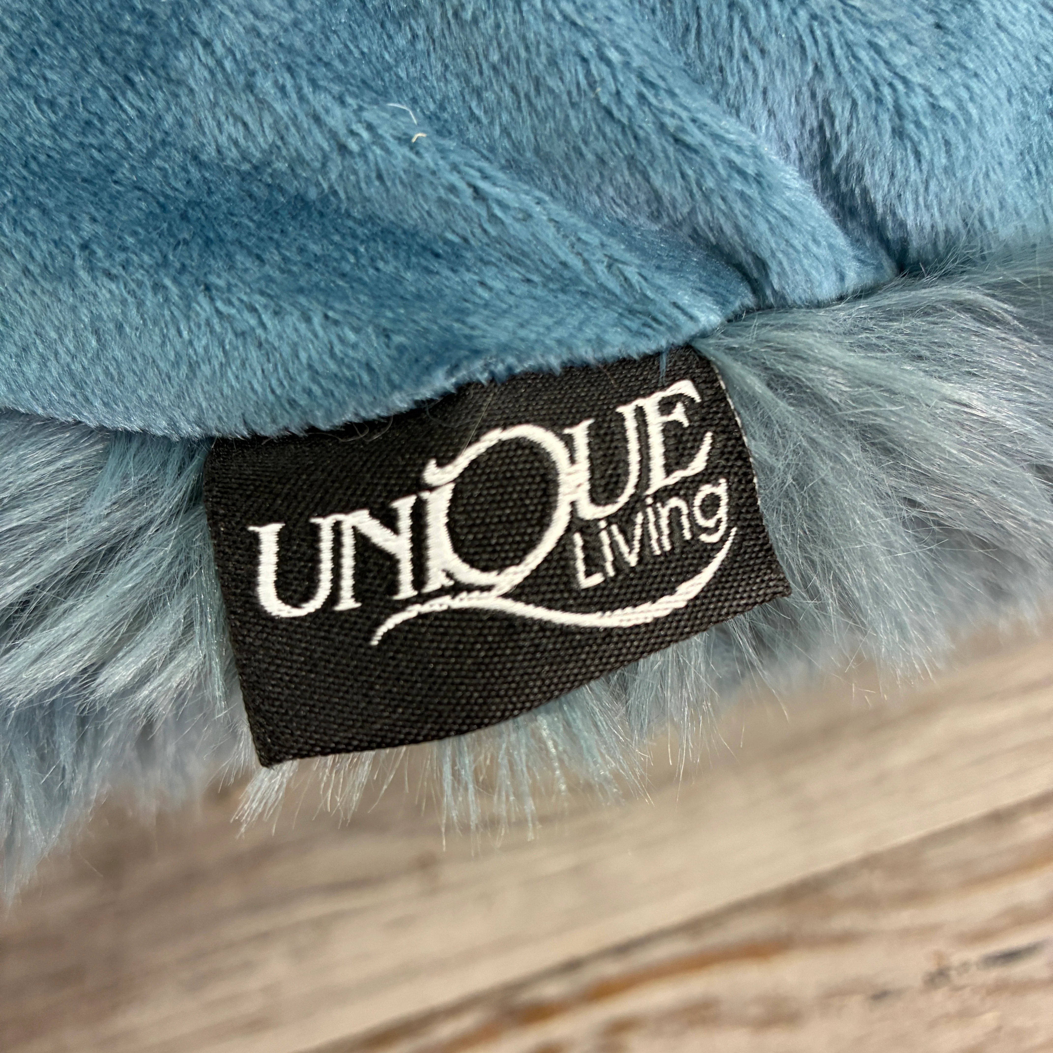 Unique Living Kissen Matten blau 40 cm Dekokissen - Image 5