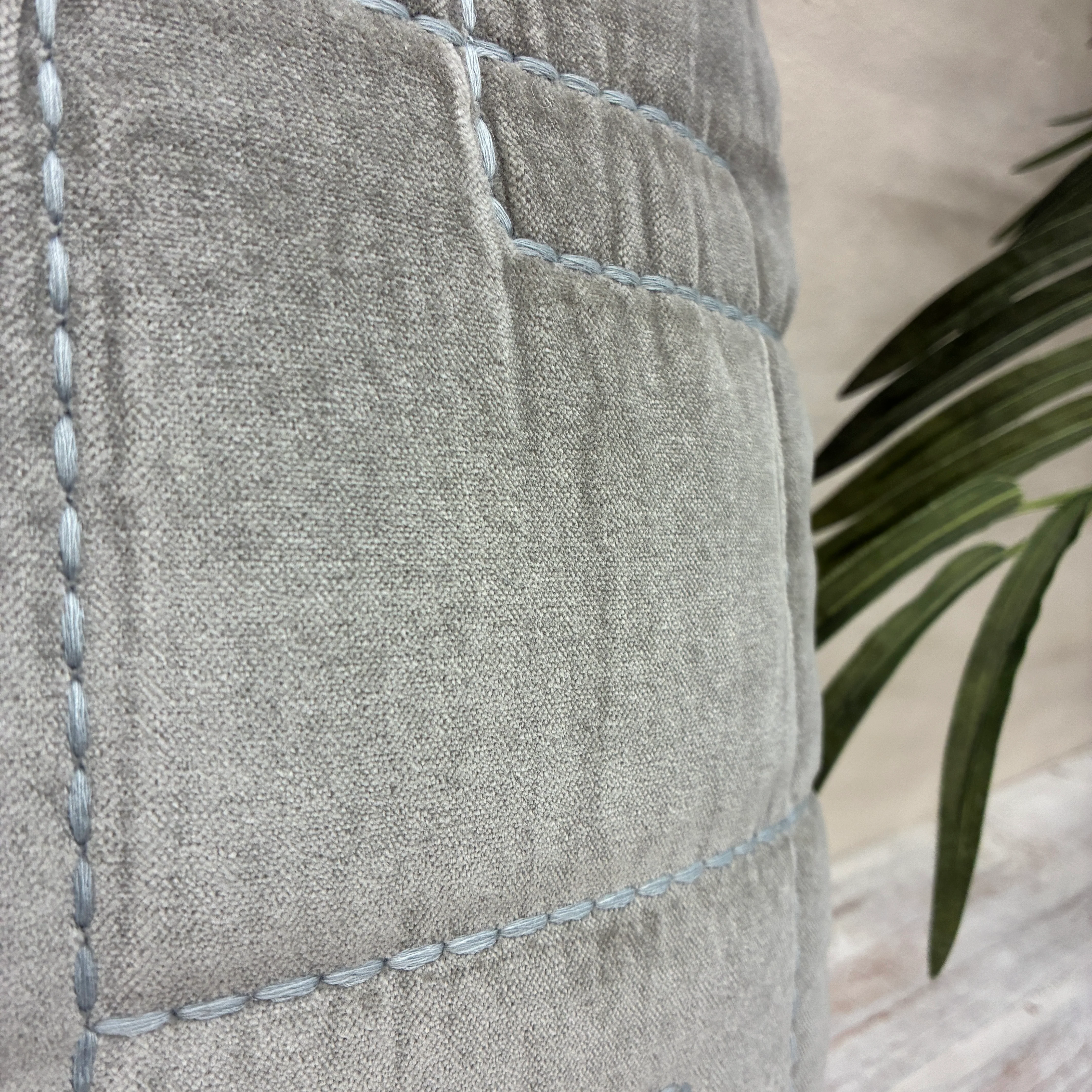 Unique Living Nika Kissen grau Stoff 45x45 Kissen Neuware - Image 3